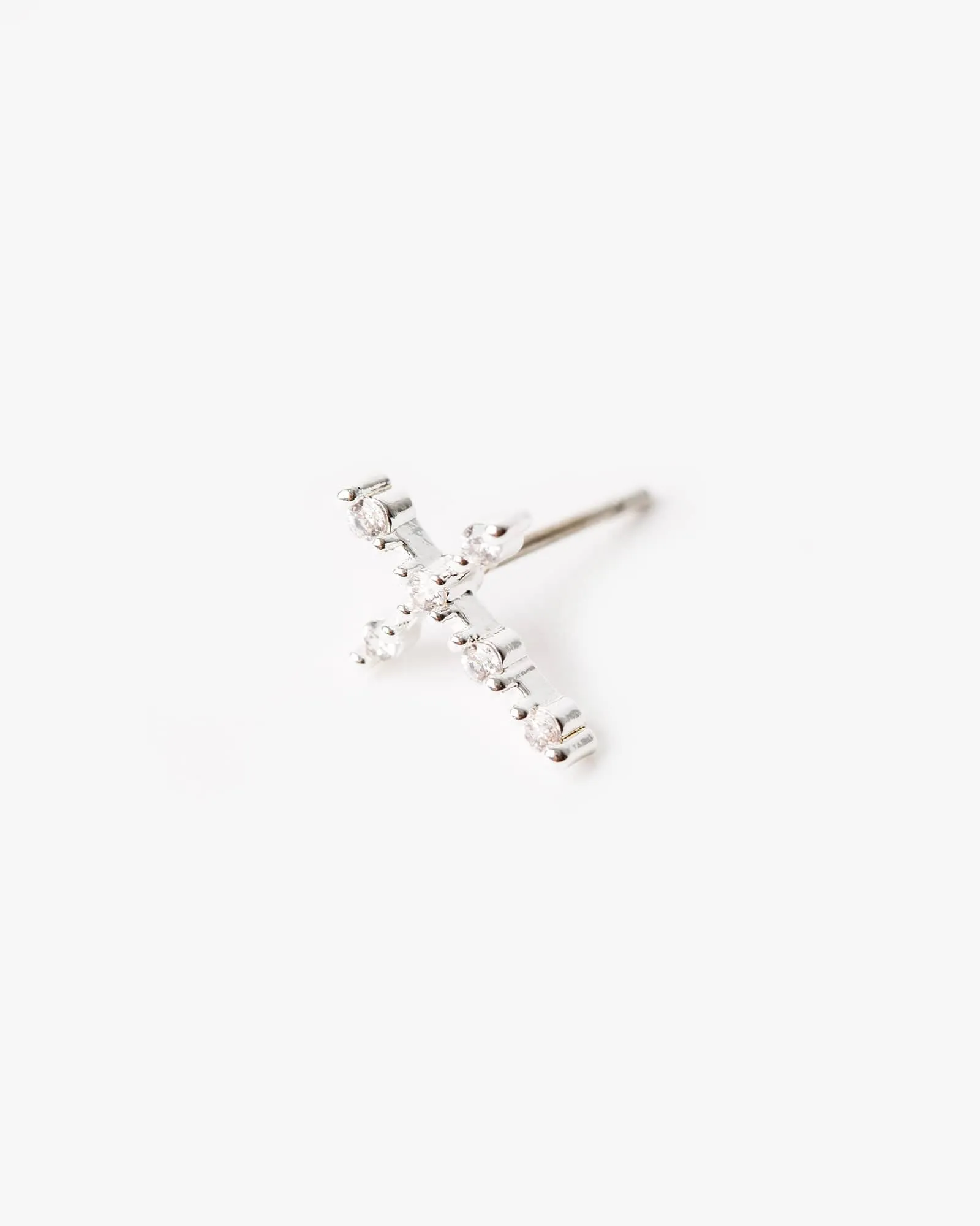 Crystal Cross Stud Earrings sold by Collete Hayman product image thumbnail 3