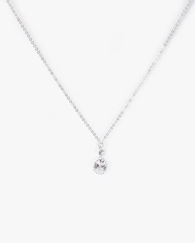 Crystal Oval Drop Necklace sold by Collete Hayman