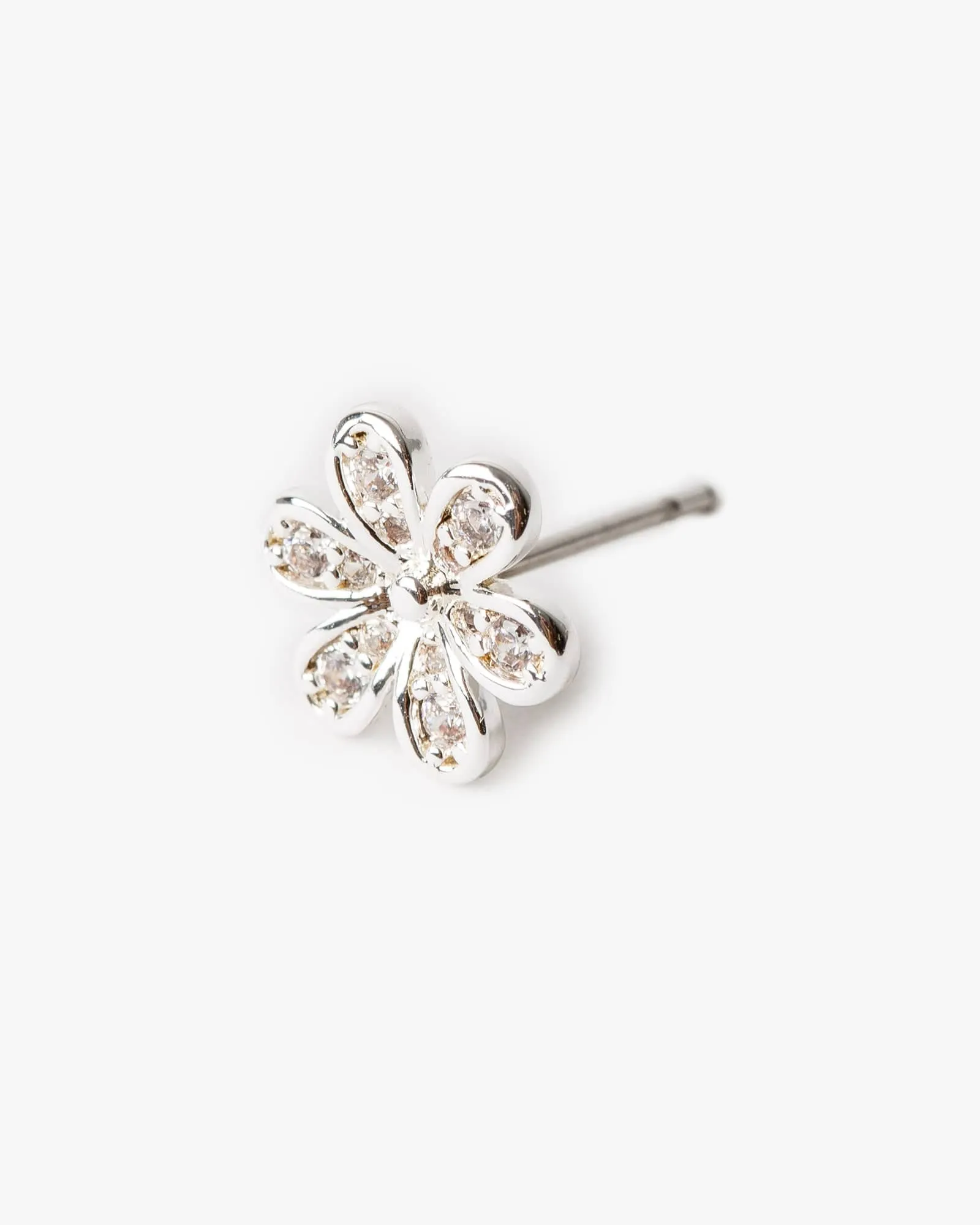Crystal Flower Stud Earrings sold by Collete Hayman product image thumbnail 2