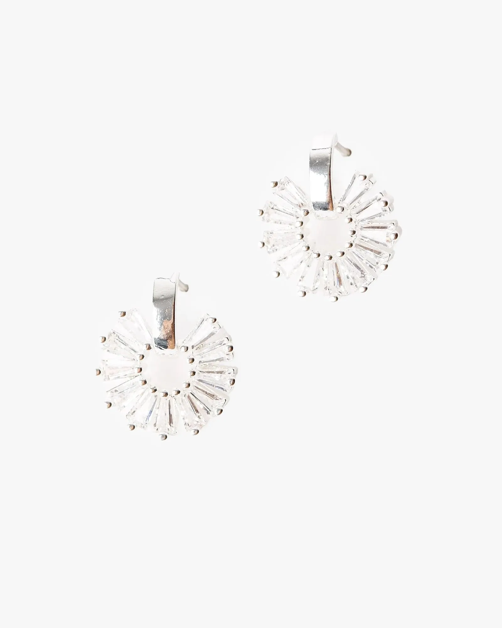 Crystal Circle Stud Earrings sold by Collete Hayman