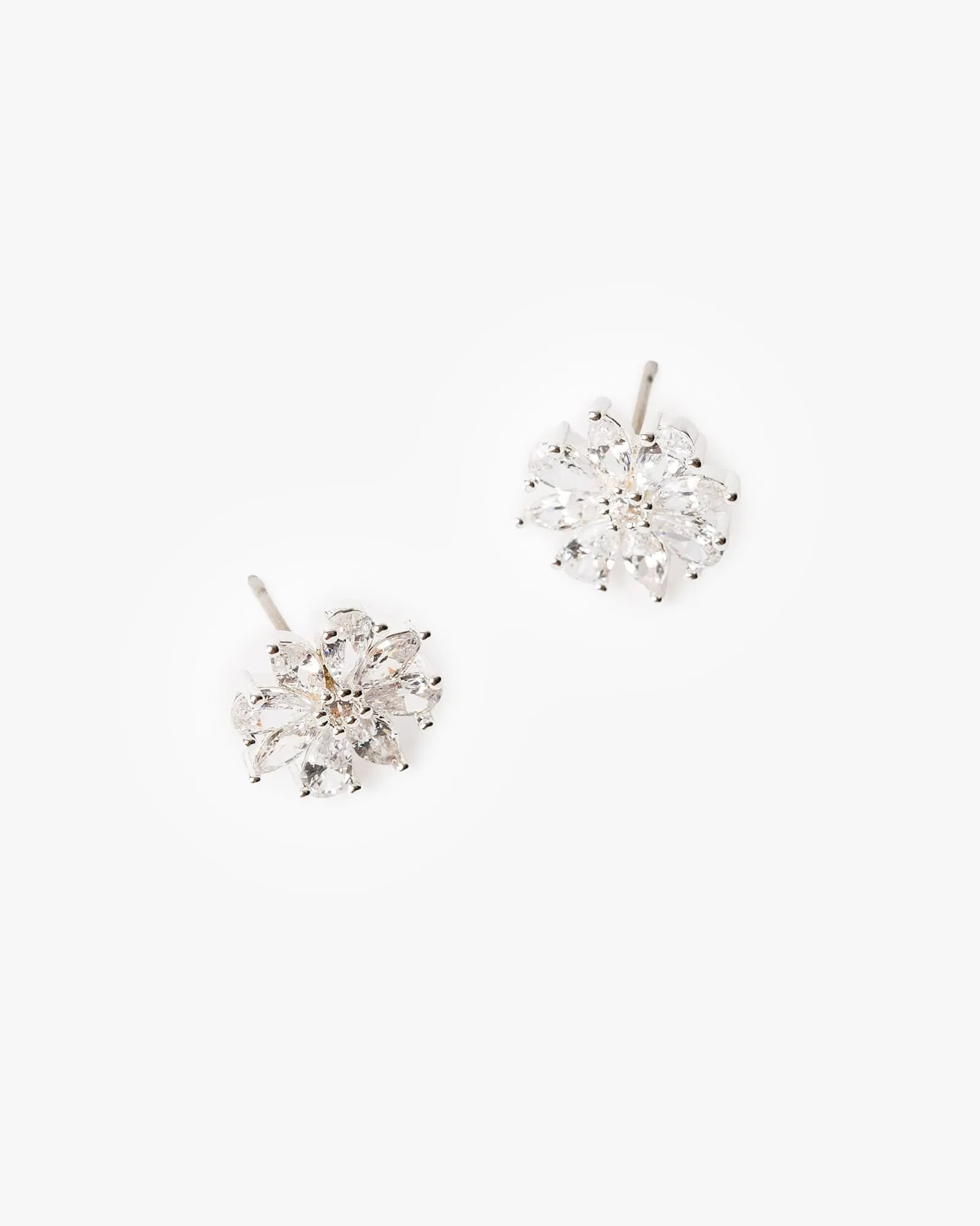 Crystal Cluster Stud Earrings sold by Collete Hayman product image thumbnail 3