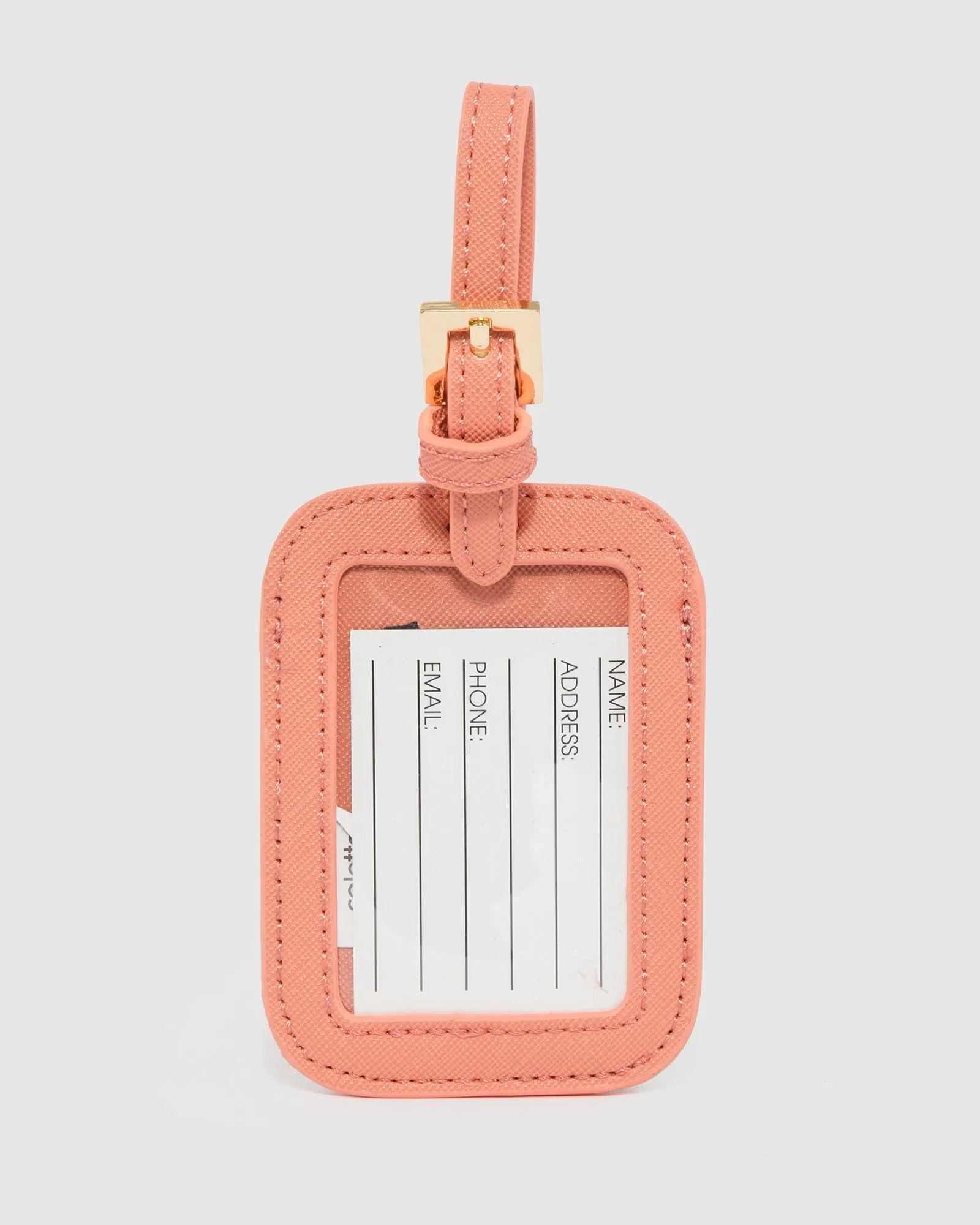Terracotta Sloan Charm Luggage Tag sold by Collete Hayman product image thumbnail 2