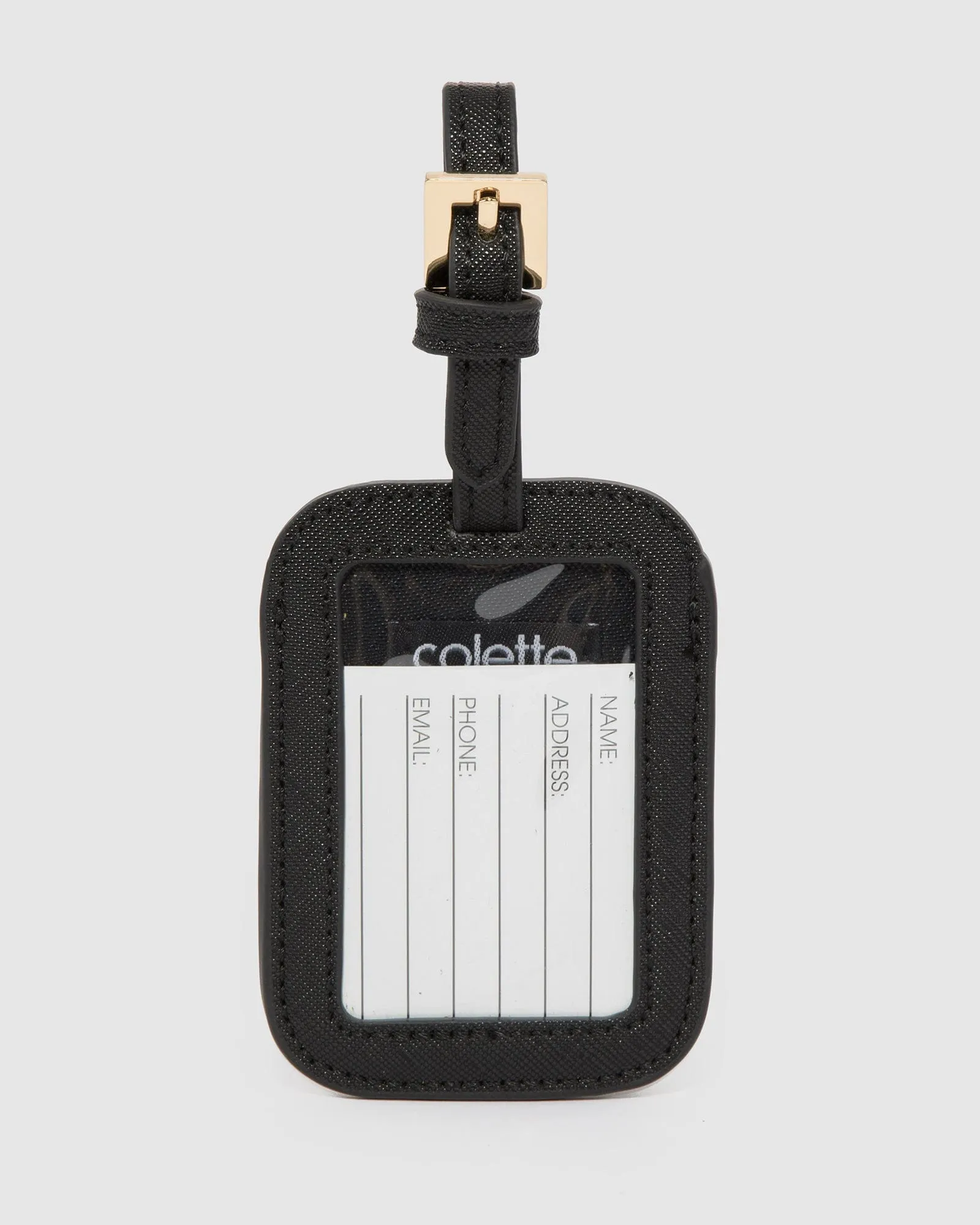 Black Sloan Charm Luggage Tag sold by Collete Hayman product image thumbnail 2