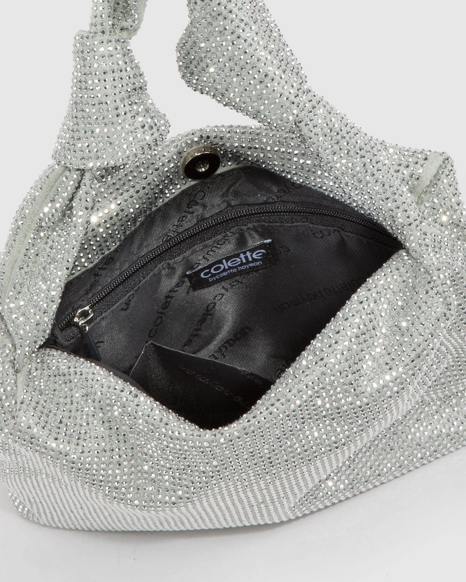 Silver Arella Mini Knot Bag sold by Collete Hayman product image thumbnail 5