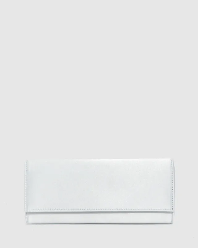 Blue Nolene Clutch Bag sold by Collete Hayman