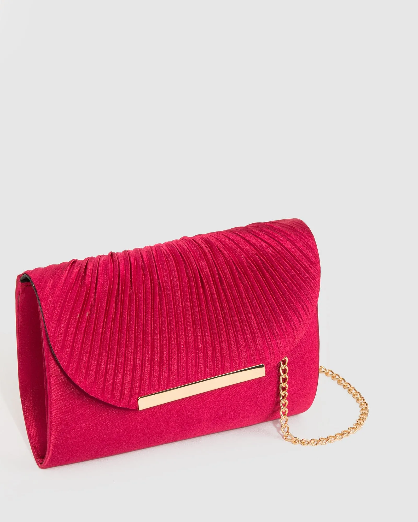 Red Luna Flap Over Clutch Bag sold by Collete Hayman product image thumbnail 2