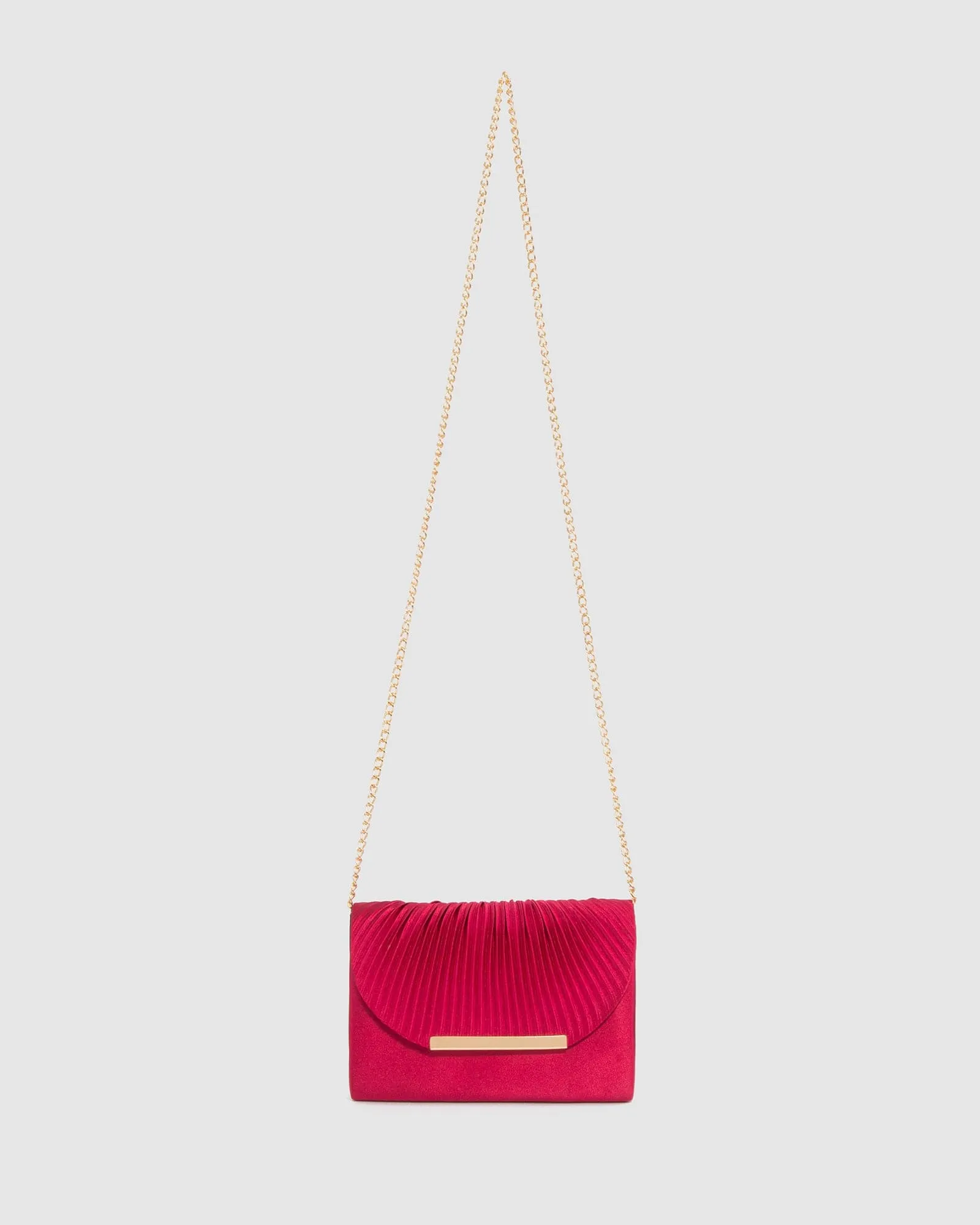 Red Luna Flap Over Clutch Bag sold by Collete Hayman product image thumbnail 3