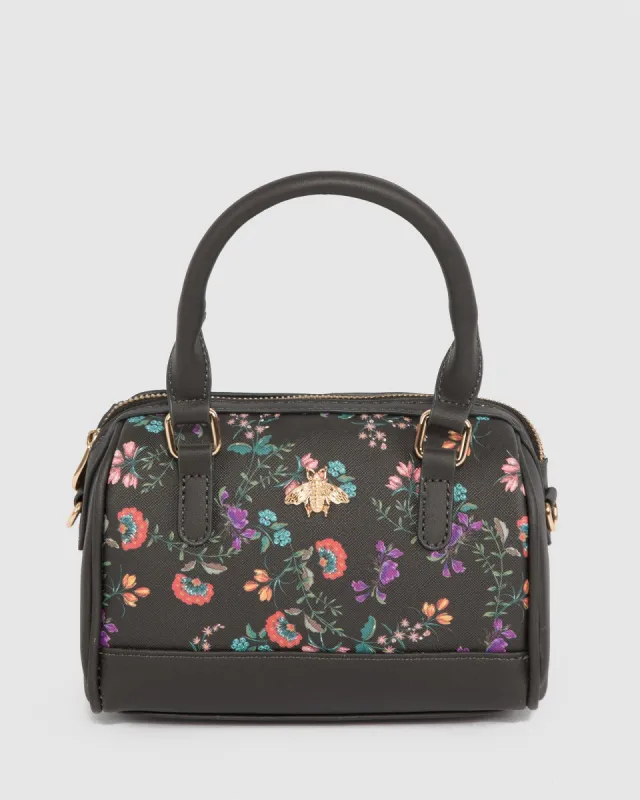 Print Ami Bee Mini Bowler Bag sold by Collete Hayman