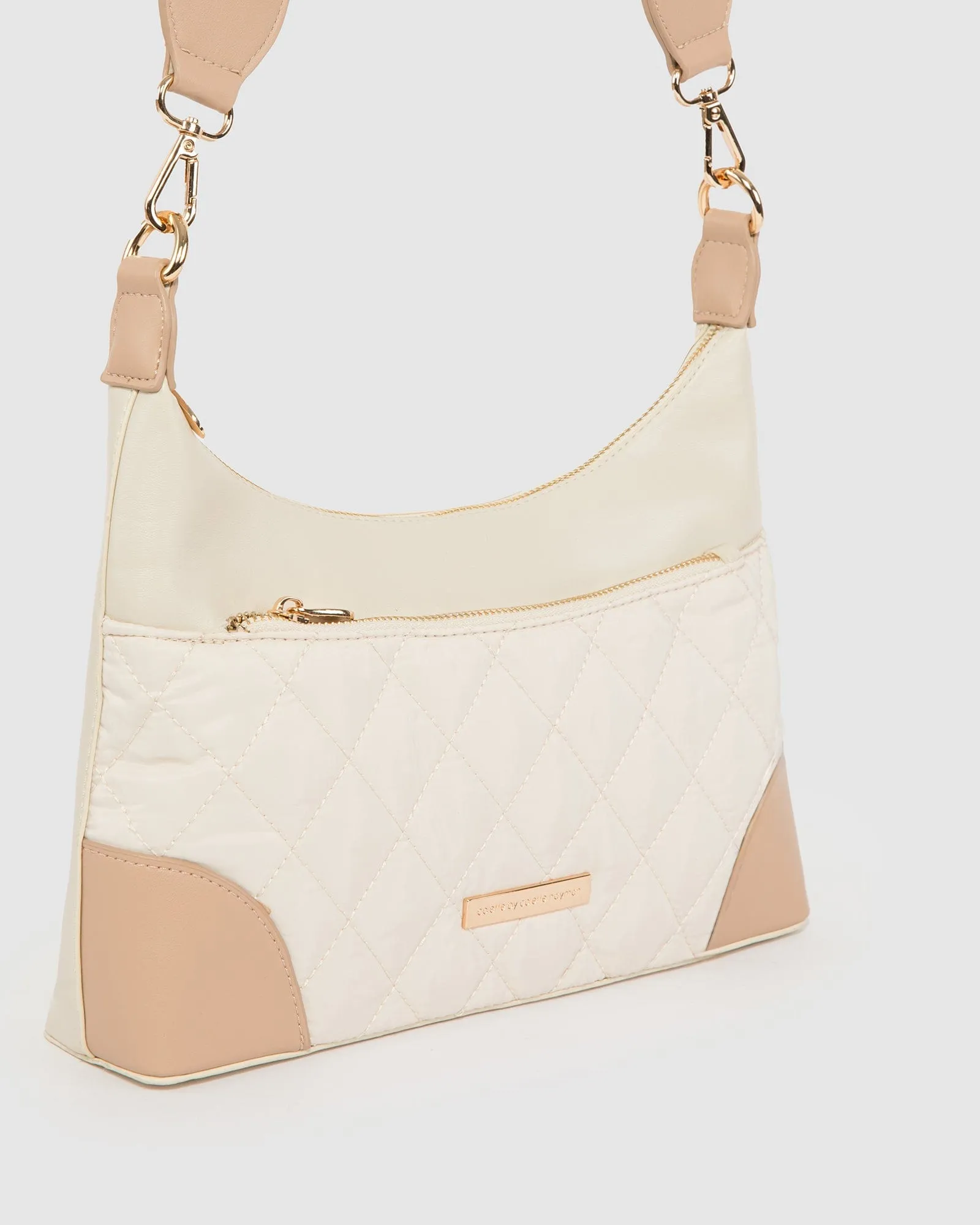 Ivory Jess Quilt Crossbody Bag sold by Collete Hayman product image thumbnail 2