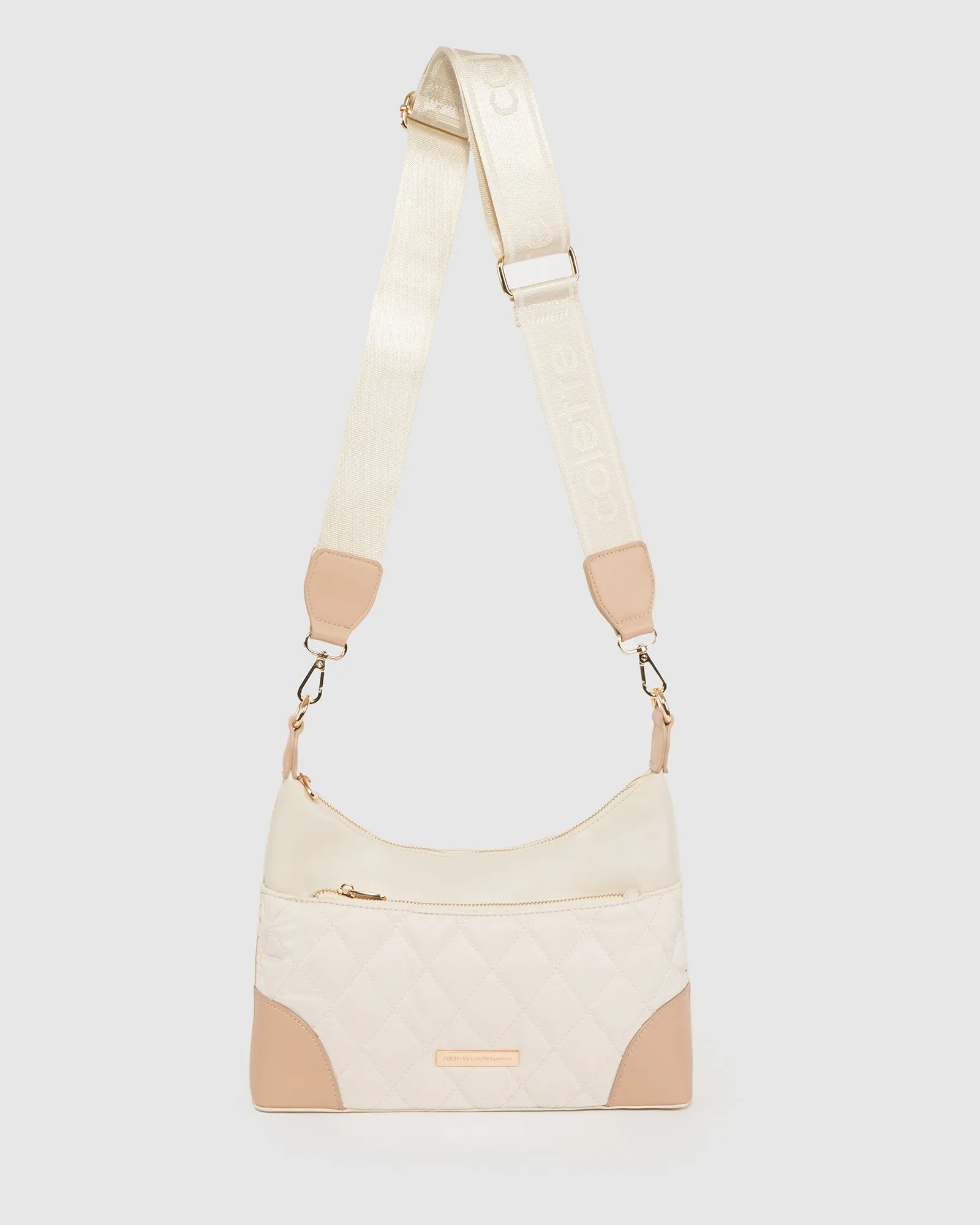 Ivory Jess Quilt Crossbody Bag sold by Collete Hayman product image thumbnail 3