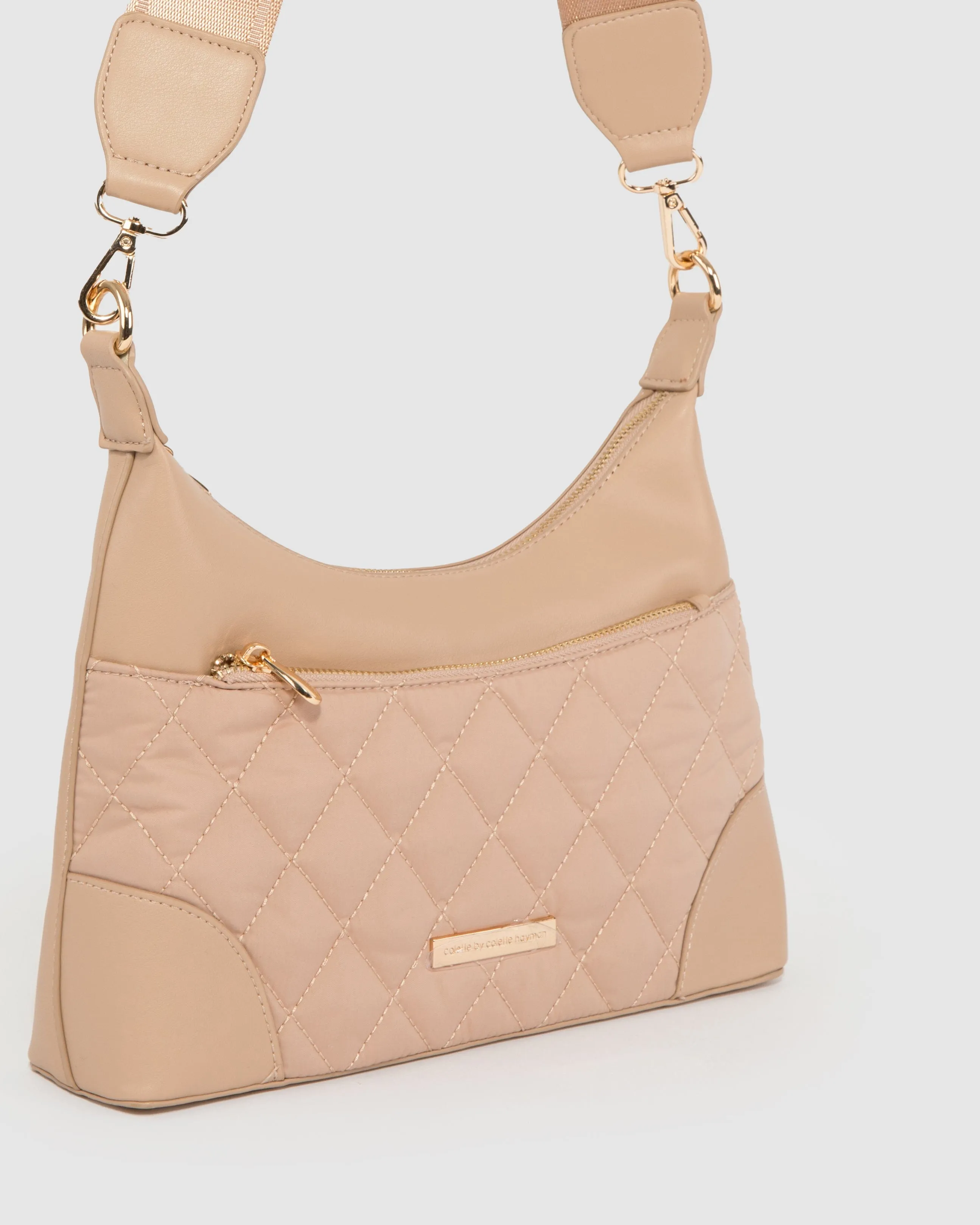 Natural Jess Quilt Crossbody Bag sold by Collete Hayman product image thumbnail 2