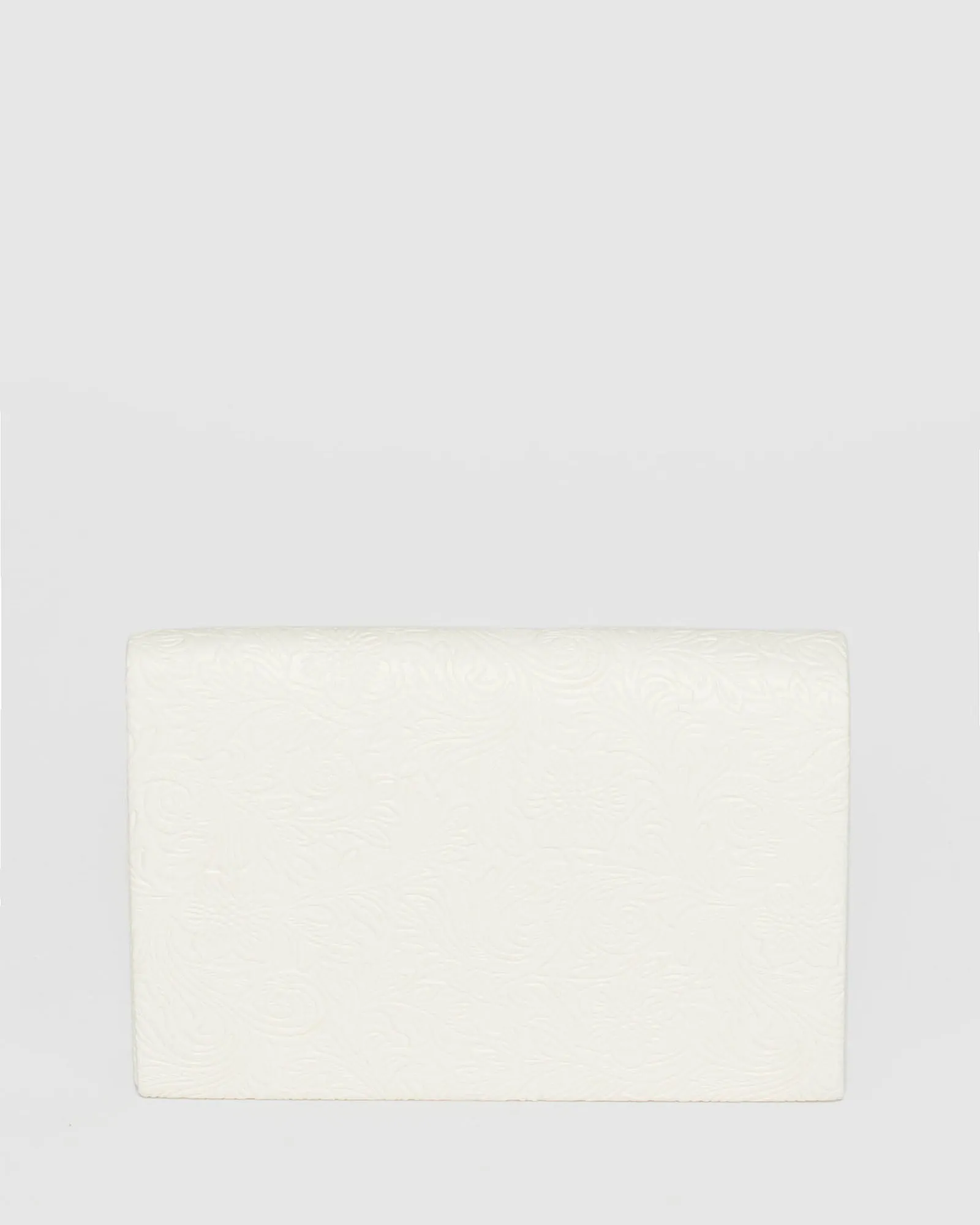 White Lila Emboss Clutch Bag sold by Collete Hayman product image thumbnail 5