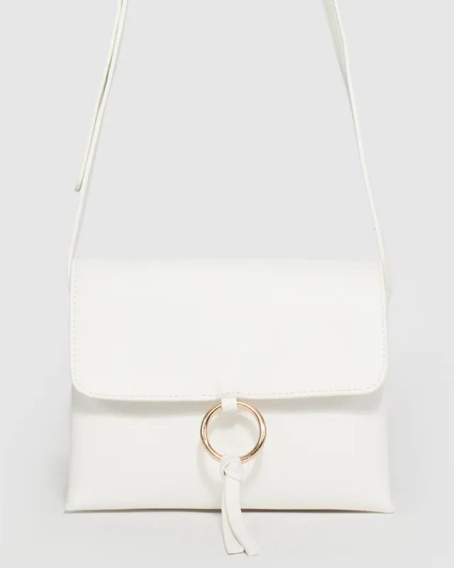 White Brooklyn Crossbody Bag sold by Collete Hayman