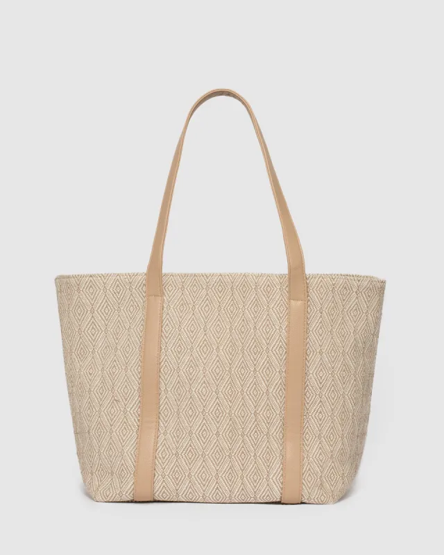 Beige Kaia Beach Bag sold by Collete Hayman