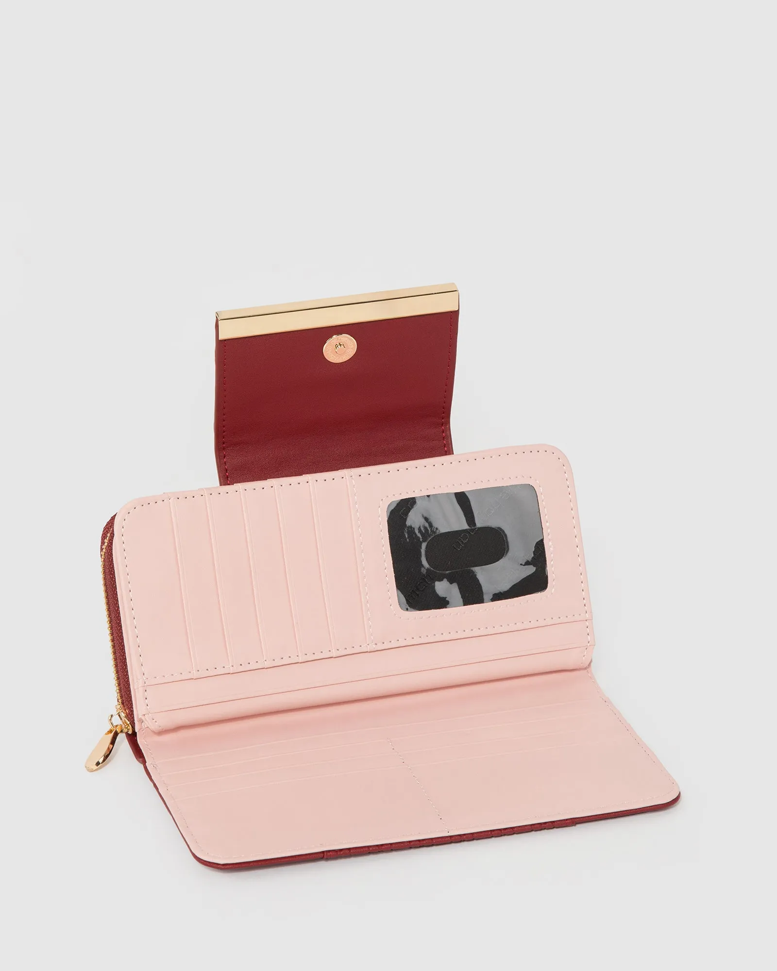 Red Blake Embossed Wallet sold by Collete Hayman product image thumbnail 5