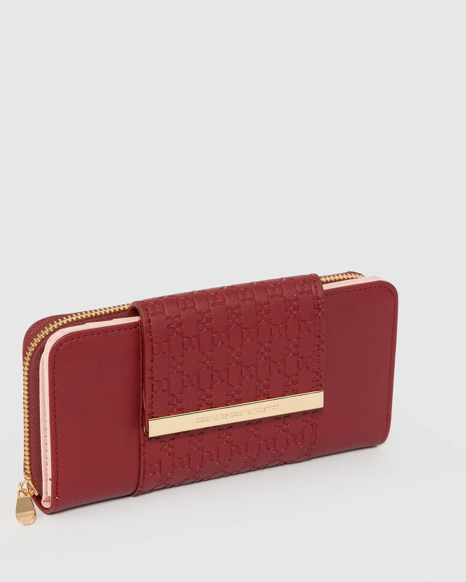 Red Blake Embossed Wallet sold by Collete Hayman product image thumbnail 2