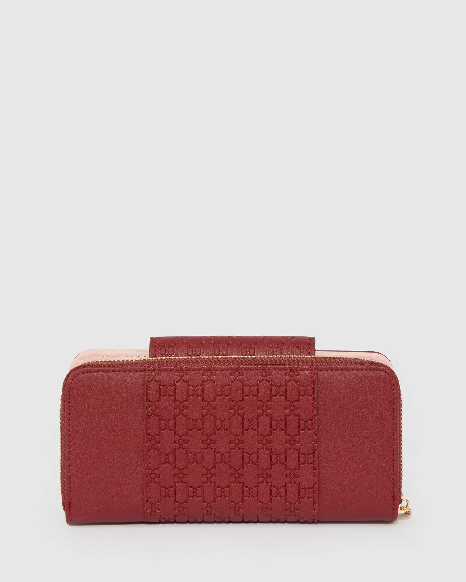 Red Blake Embossed Wallet sold by Collete Hayman product image thumbnail 3