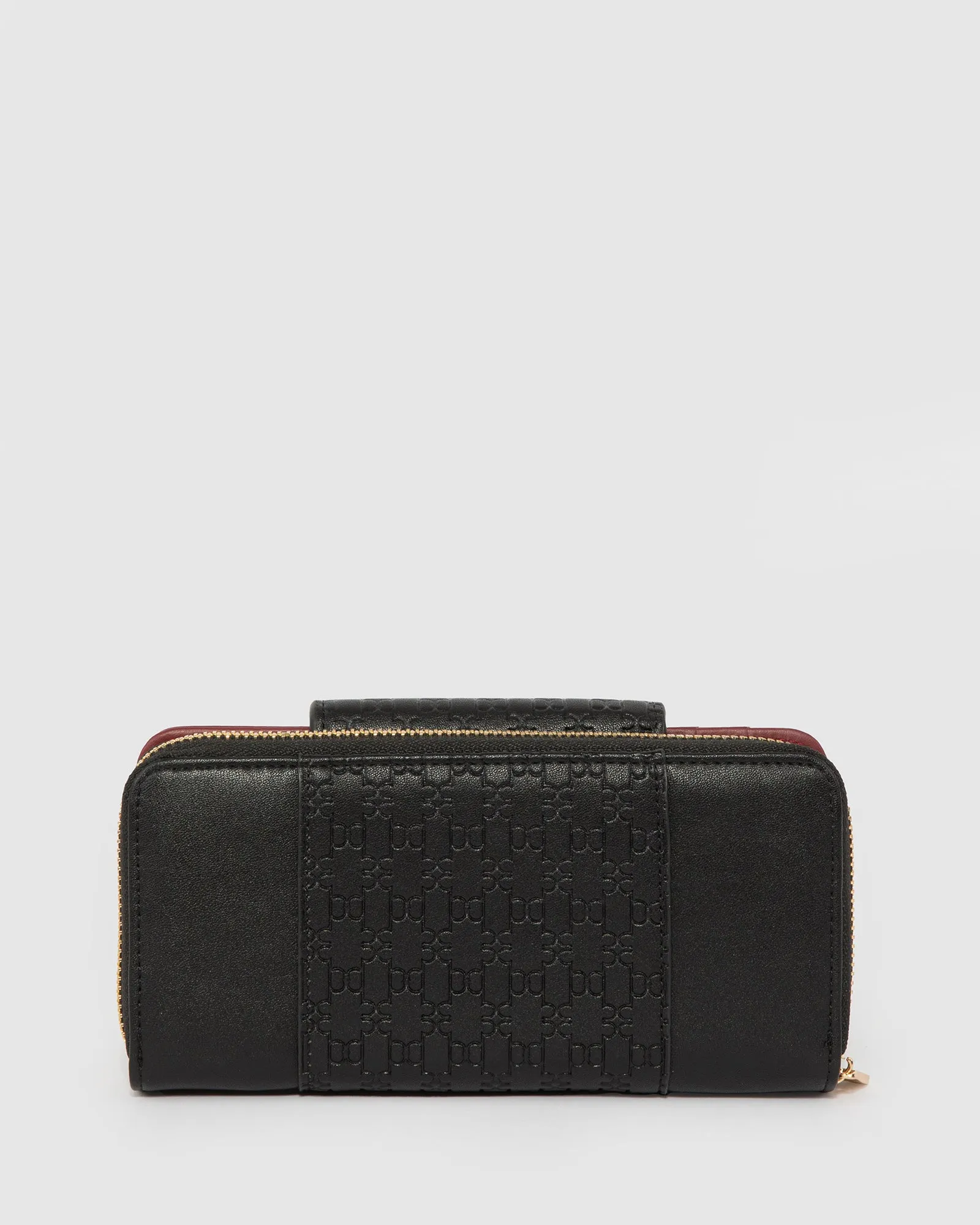 Black Blake Embossed Wallet sold by Collete Hayman product image thumbnail 3