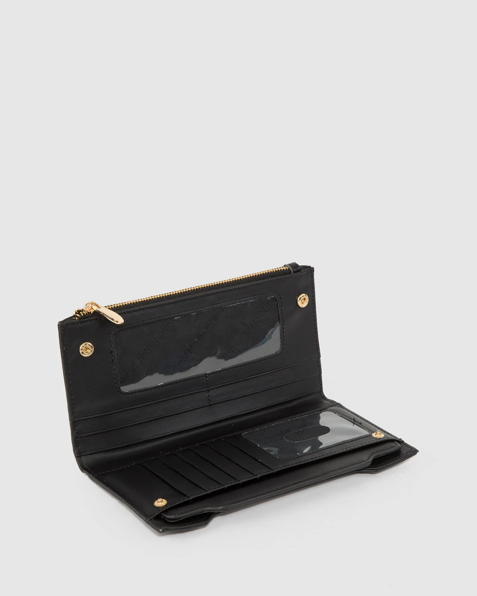 Black Removable Card Section Wallet sold by Collete Hayman product image thumbnail 4