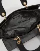 Black Ella Emboss Tote Bag sold by Collete Hayman