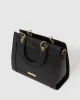 Black Ella Emboss Tote Bag sold by Collete Hayman