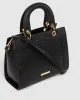 Black Ella Emboss Tote Bag sold by Collete Hayman