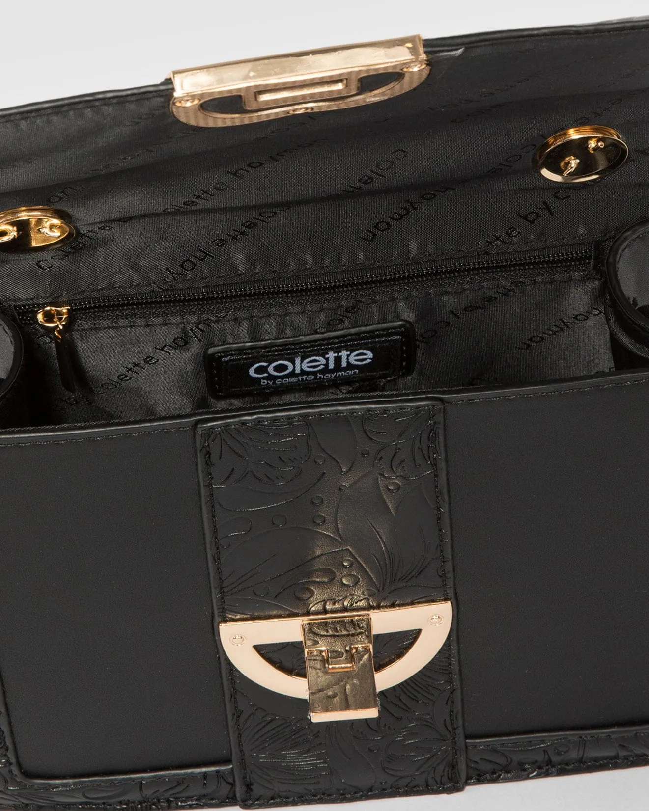 Black Sierra Top Handle Bag sold by Collete Hayman product image thumbnail 5