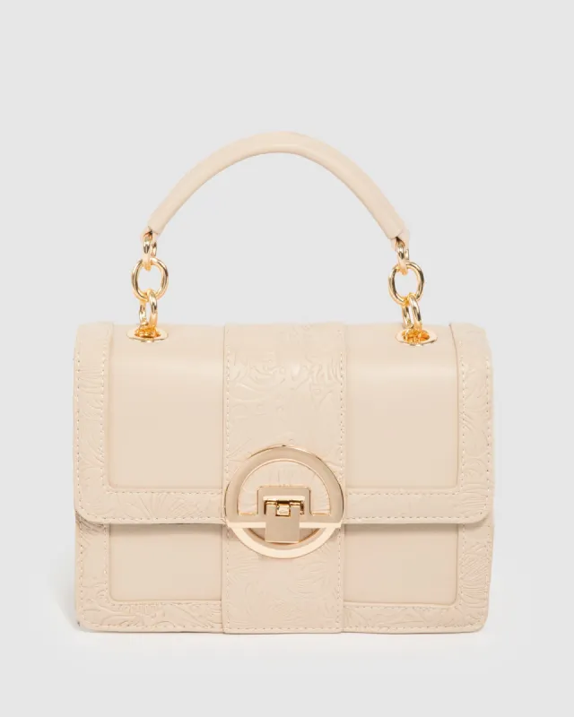 Natural Sierra Top Handle Bag sold by Collete Hayman