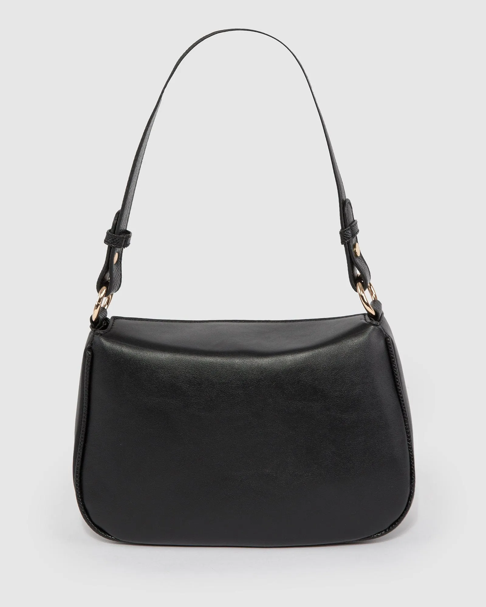 Black Stella Curved Shoulder Bag sold by Collete Hayman product image thumbnail 3