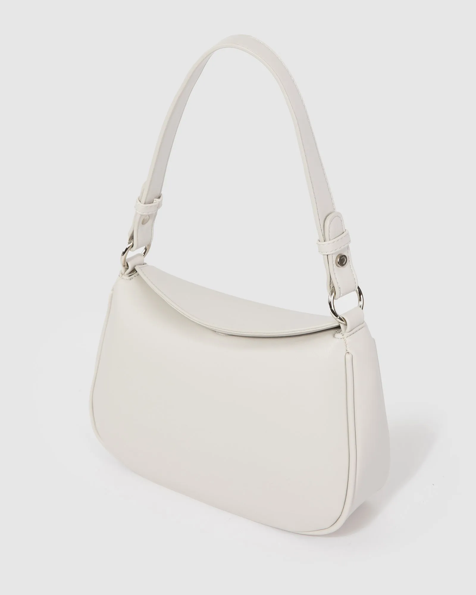 Grey Stella Curved Shoulder Bag sold by Collete Hayman product image thumbnail 4