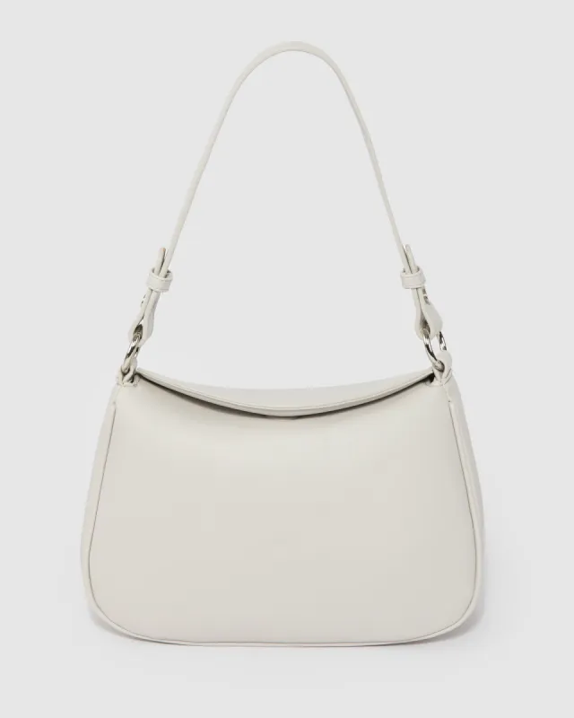 Grey Stella Curved Shoulder Bag sold by Collete Hayman