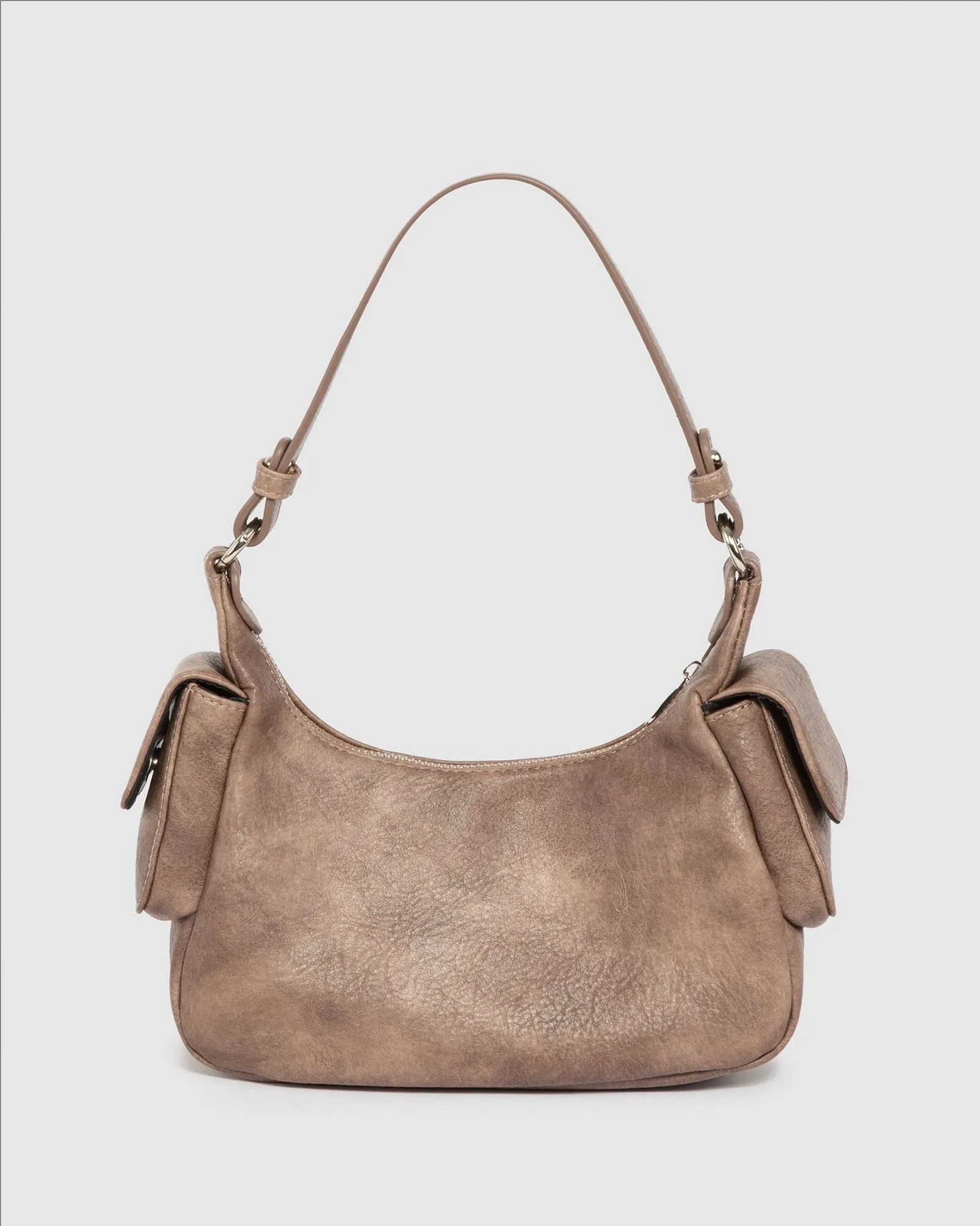 Brown Delilah Pocket Shoulder Bag sold by Collete Hayman product image thumbnail 5