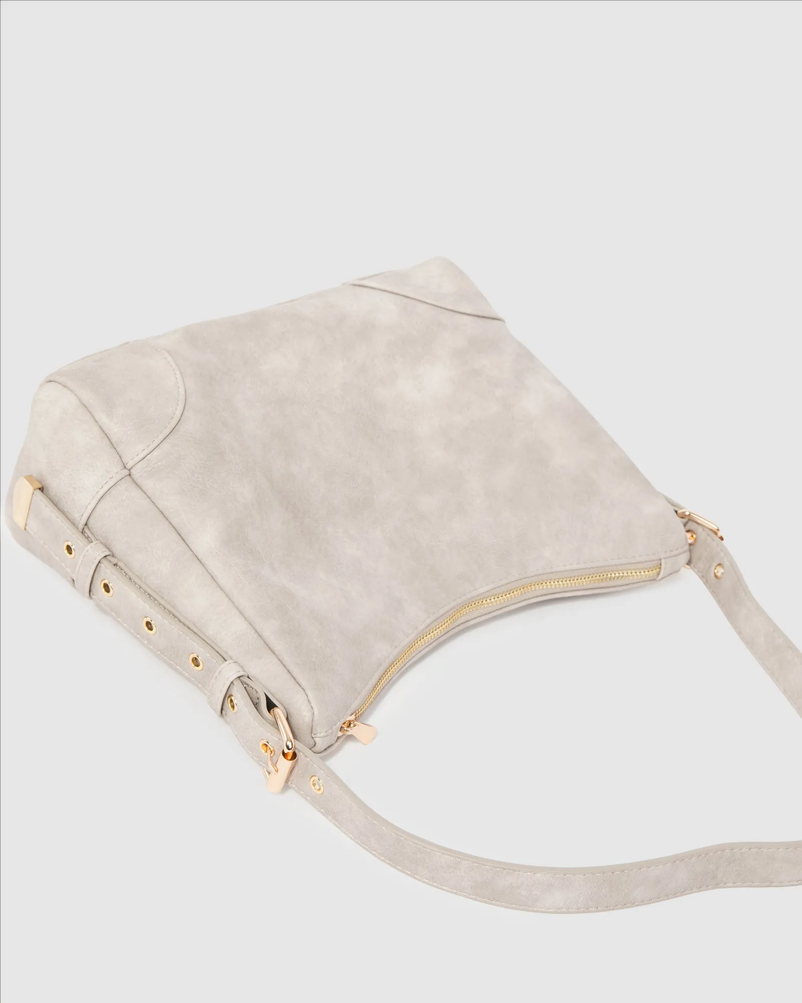 Grey Sholyn Soft Shoulder Bag sold by Collete Hayman product image thumbnail 3