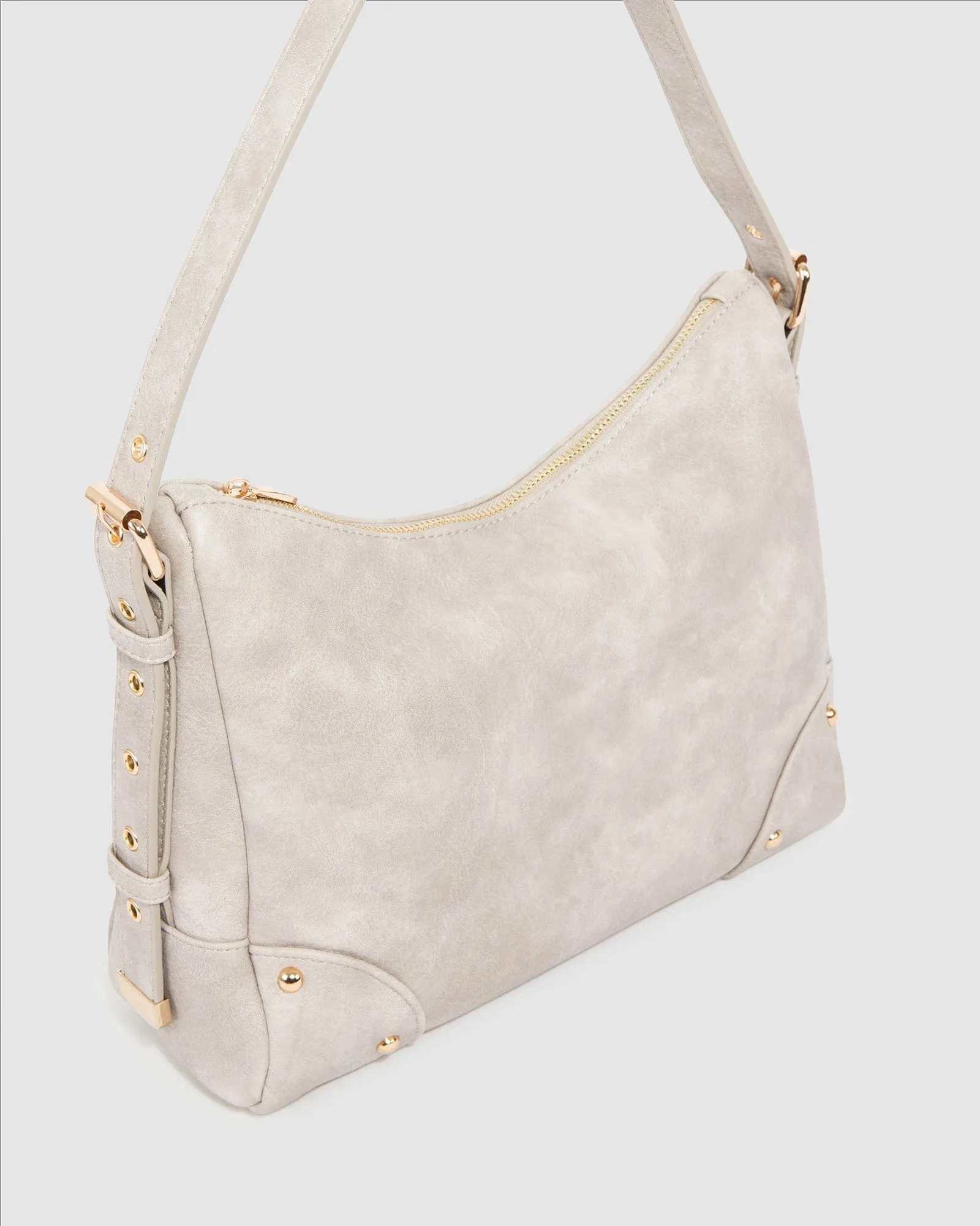Grey Sholyn Soft Shoulder Bag sold by Collete Hayman product image thumbnail 2
