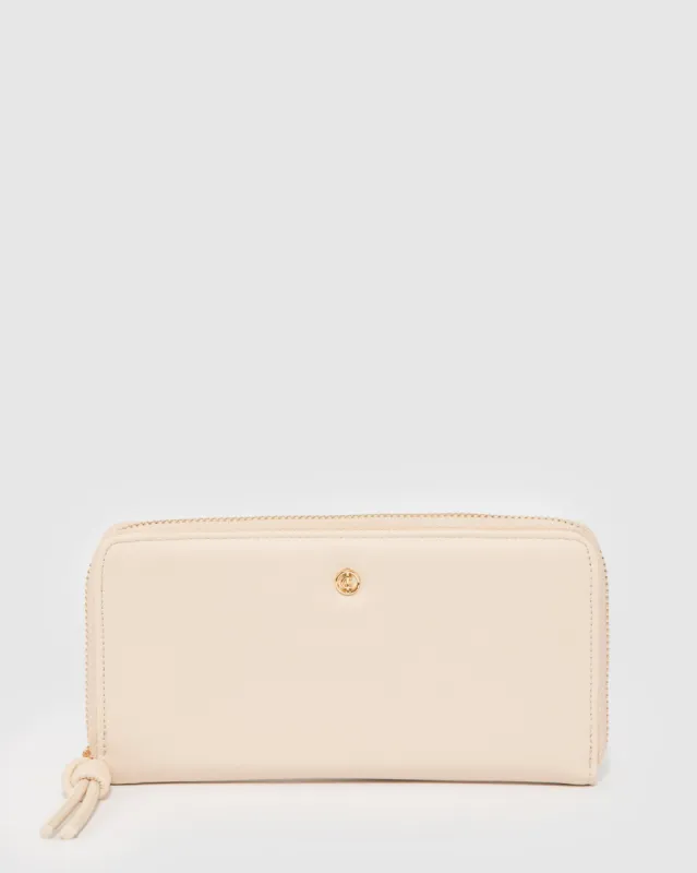 Ivory Ari Large Zip Around Wallet sold by Collete Hayman