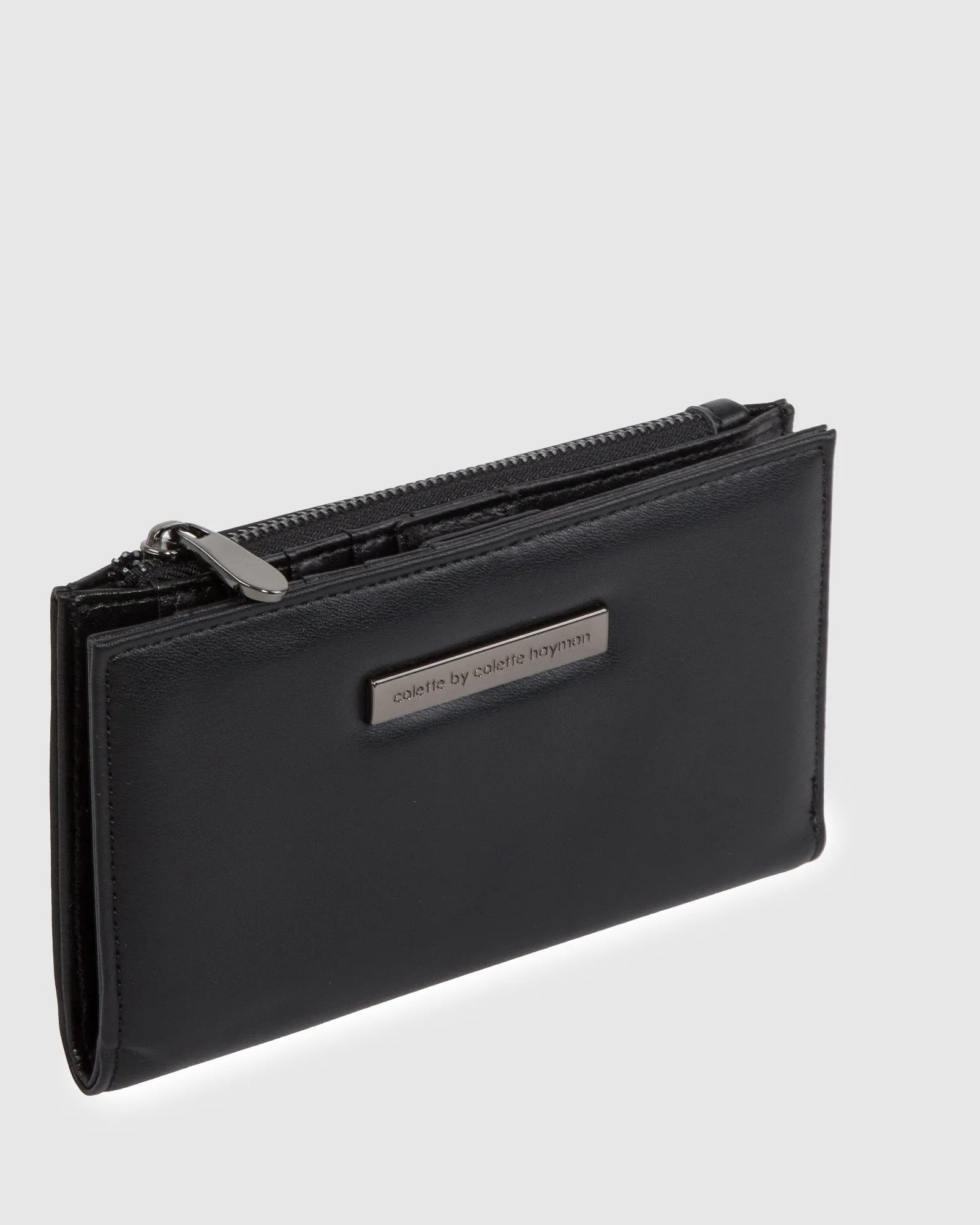 Black Selena Zip Wallet sold by Collete Hayman product image thumbnail 2