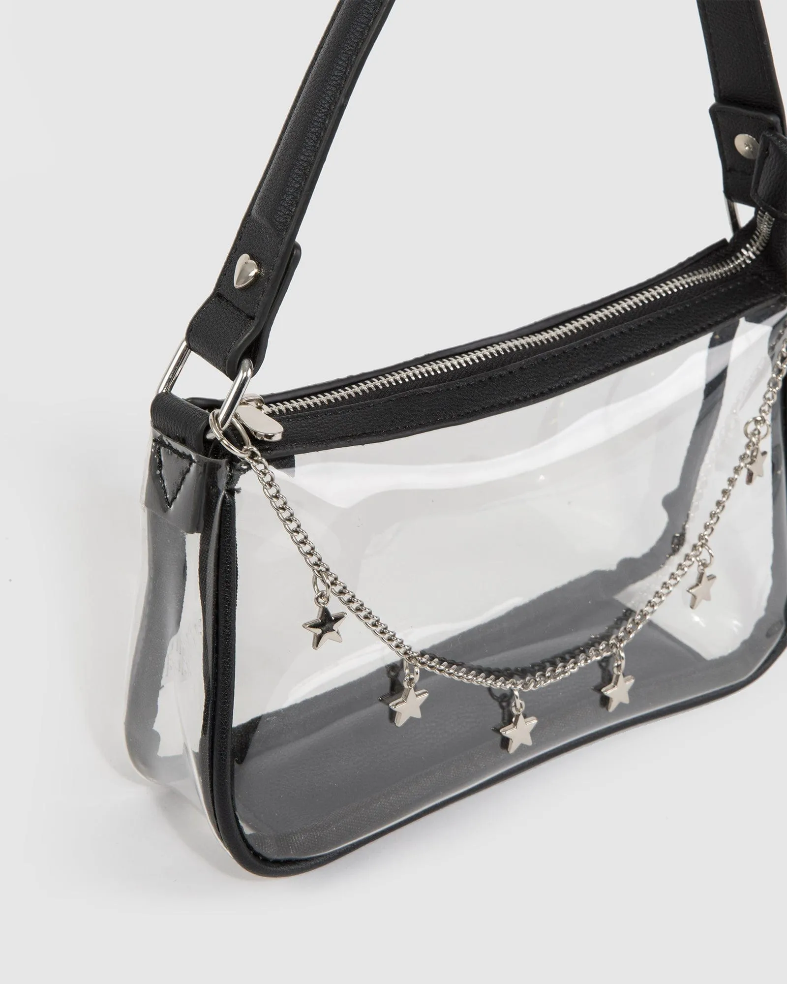 Black Carrie Star Clear Shoulder Bag sold by Collete Hayman product image thumbnail 2
