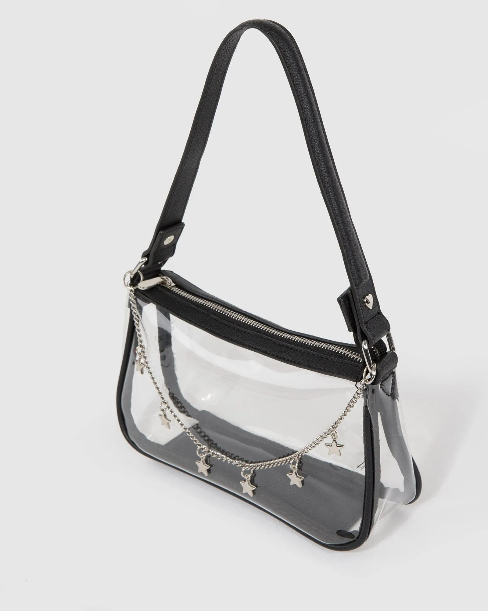 Black Carrie Star Clear Shoulder Bag sold by Collete Hayman product image thumbnail 4