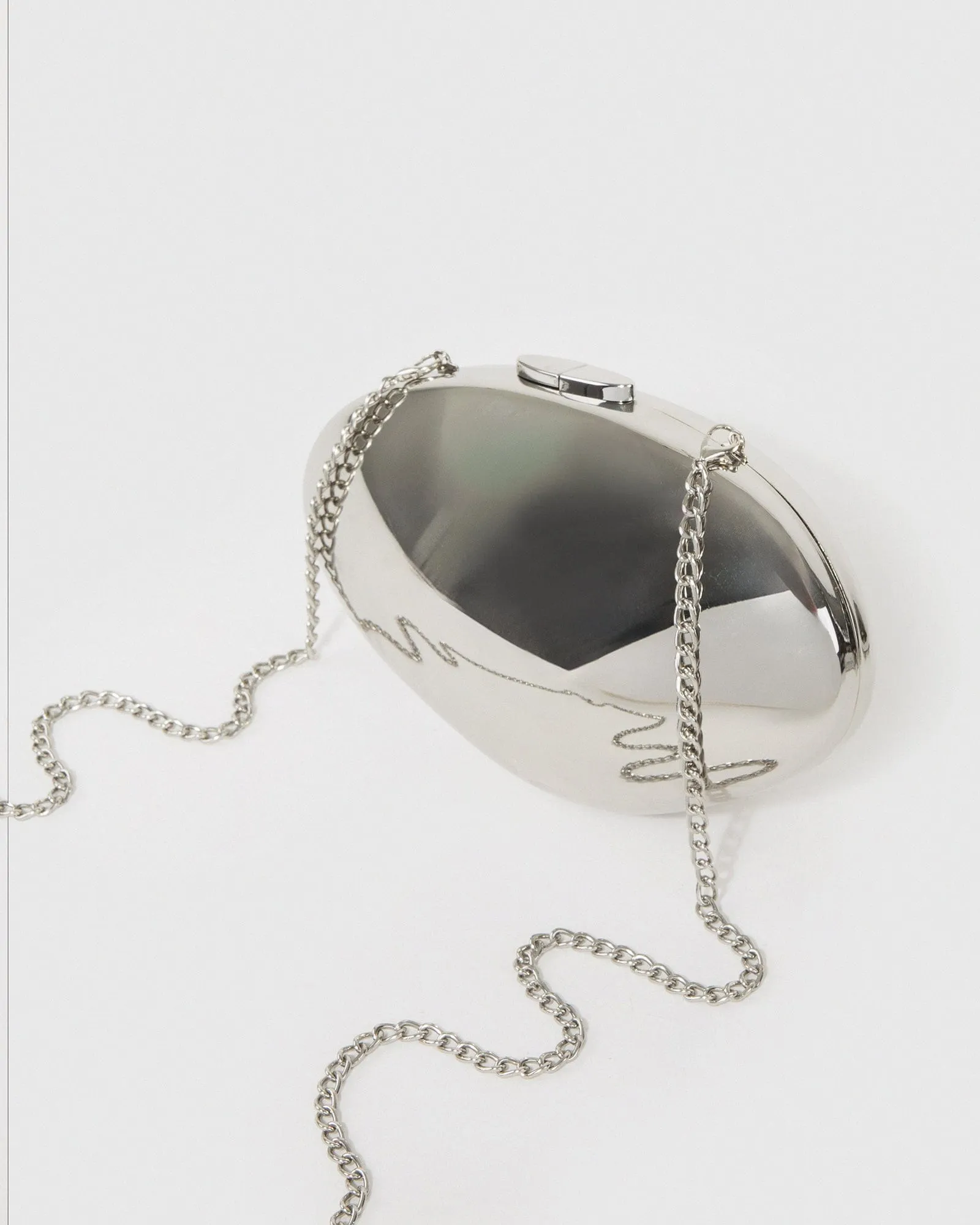 Silver Hailey Clutch Bag sold by Collete Hayman product image thumbnail 4