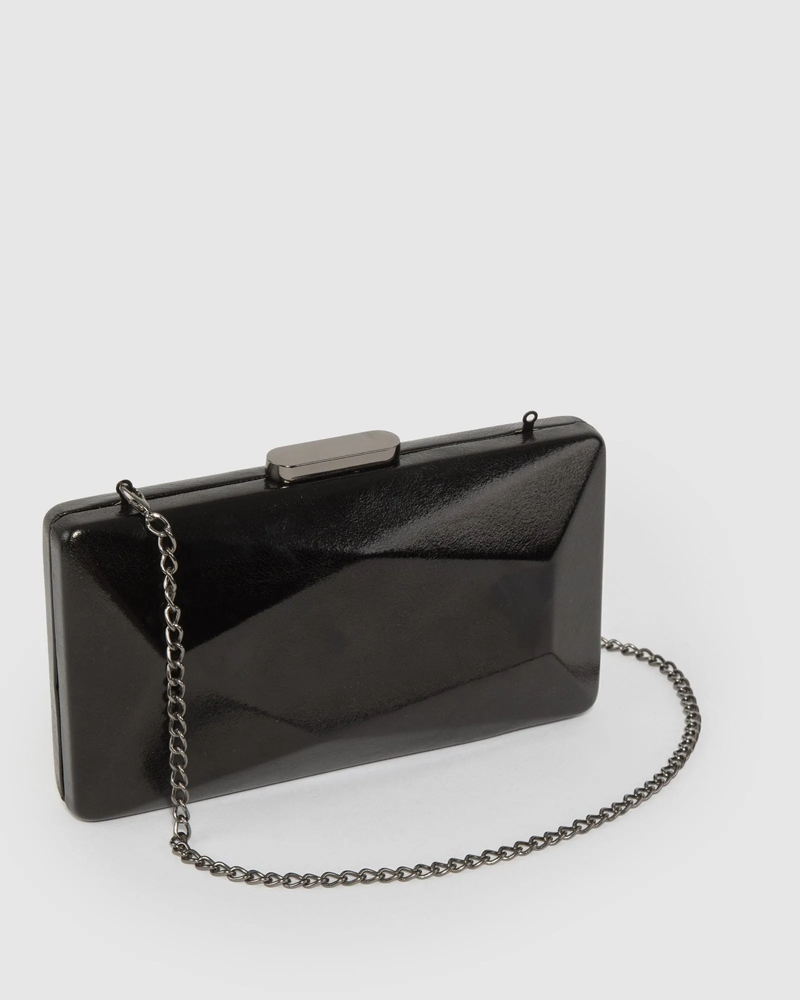 Black Liza Geo Hardcase Clutch Bag sold by Collete Hayman product image thumbnail 2