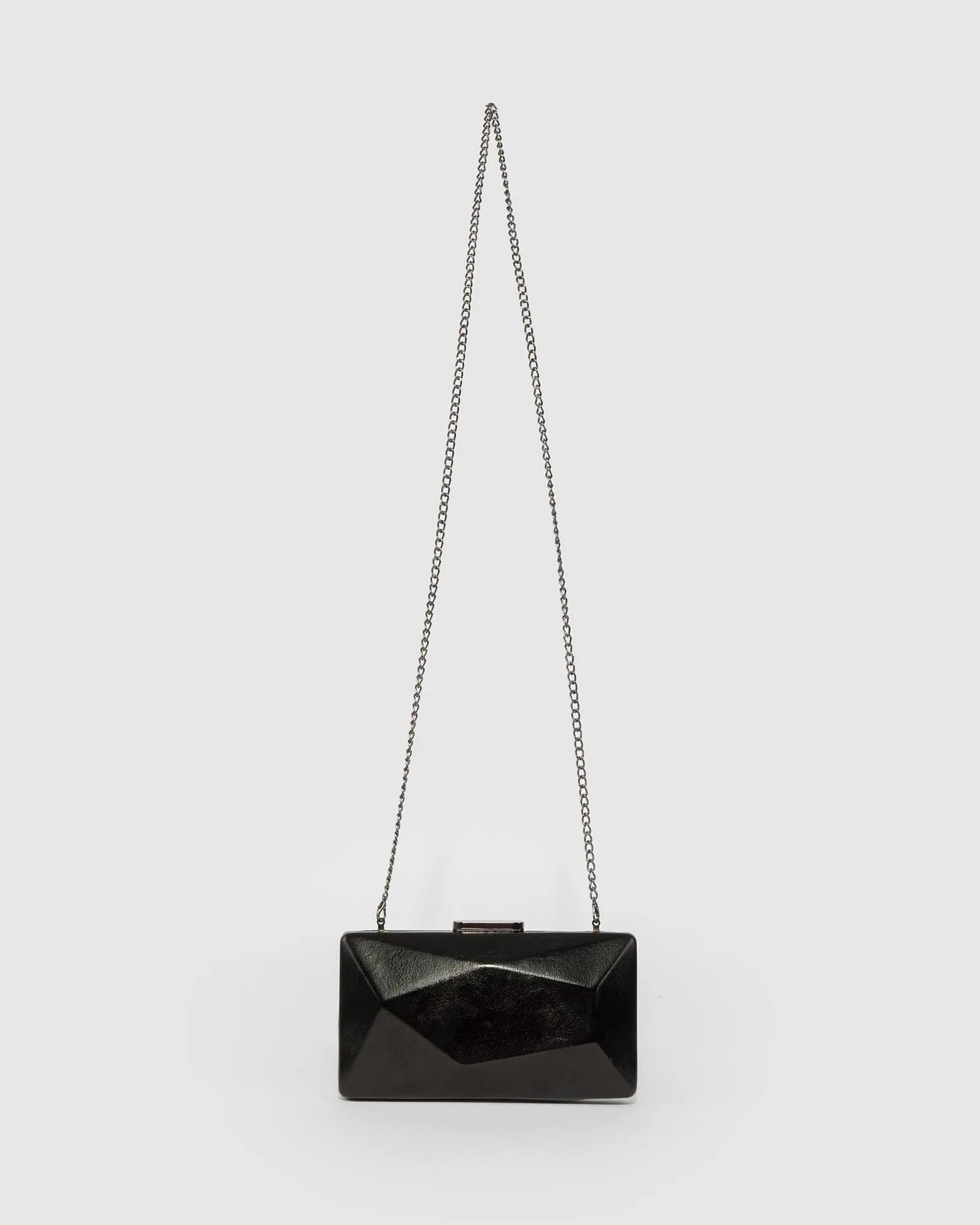 Black Liza Geo Hardcase Clutch Bag sold by Collete Hayman product image thumbnail 3