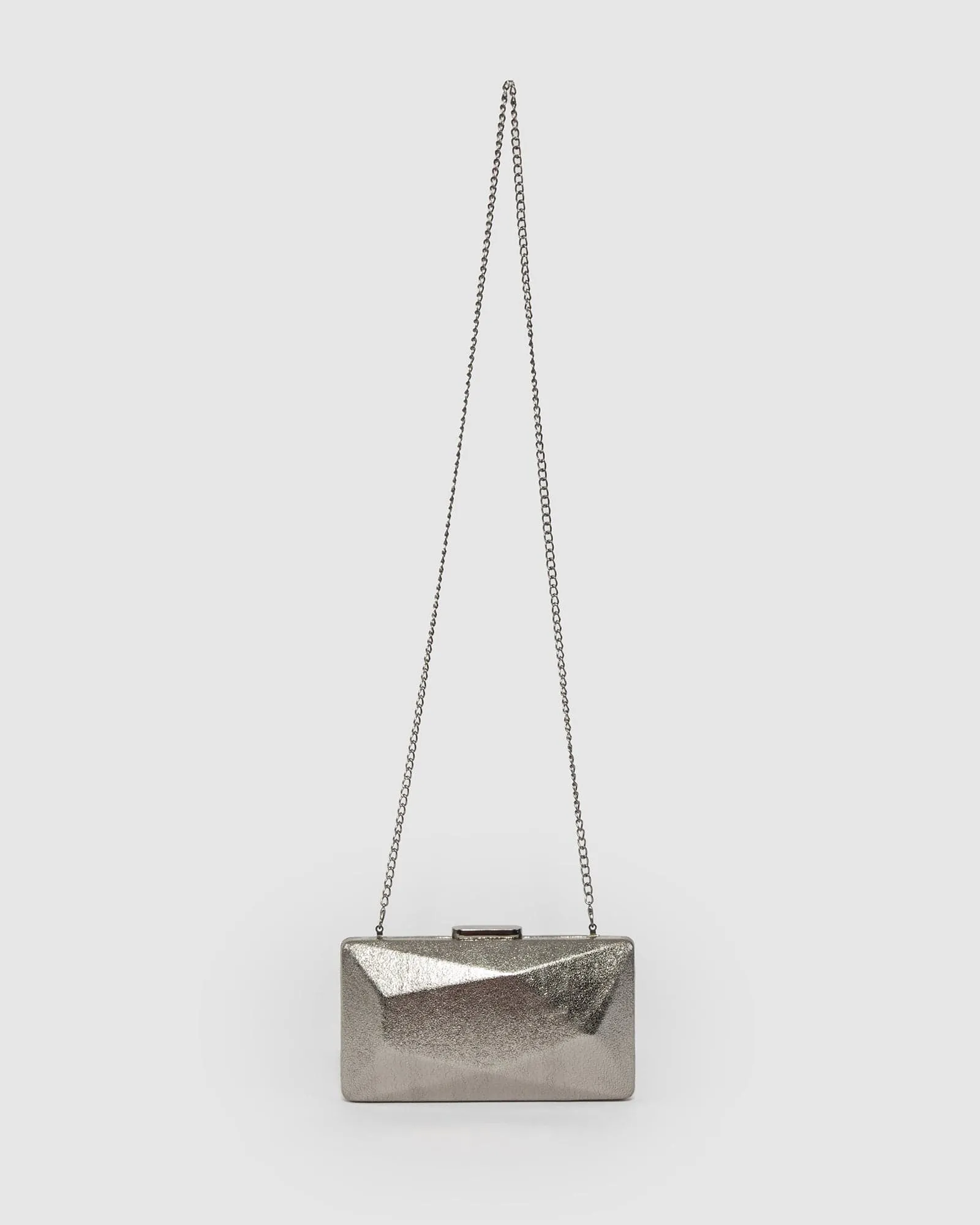 Gunmetal Liza Geo Hardcase Clutch Bag sold by Collete Hayman product image thumbnail 3