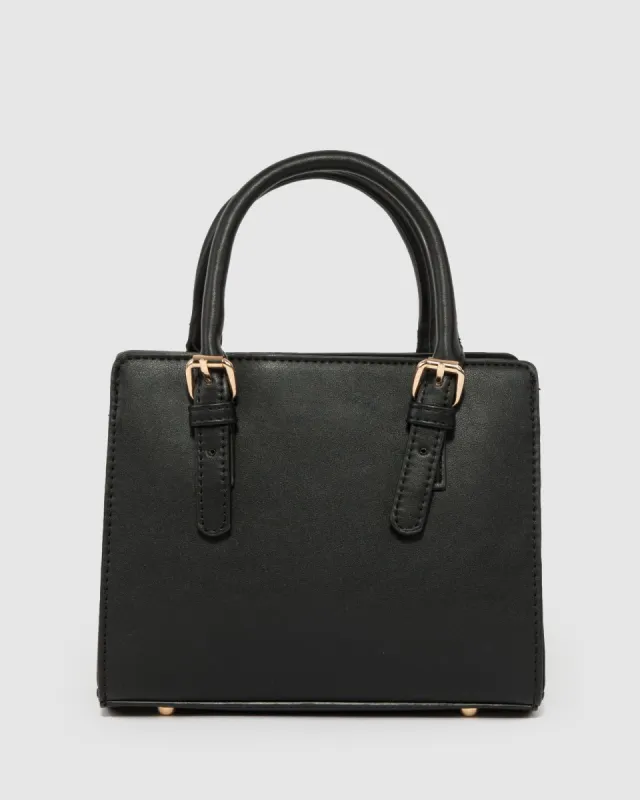 Black Zoe Small Tote Bag sold by Collete Hayman