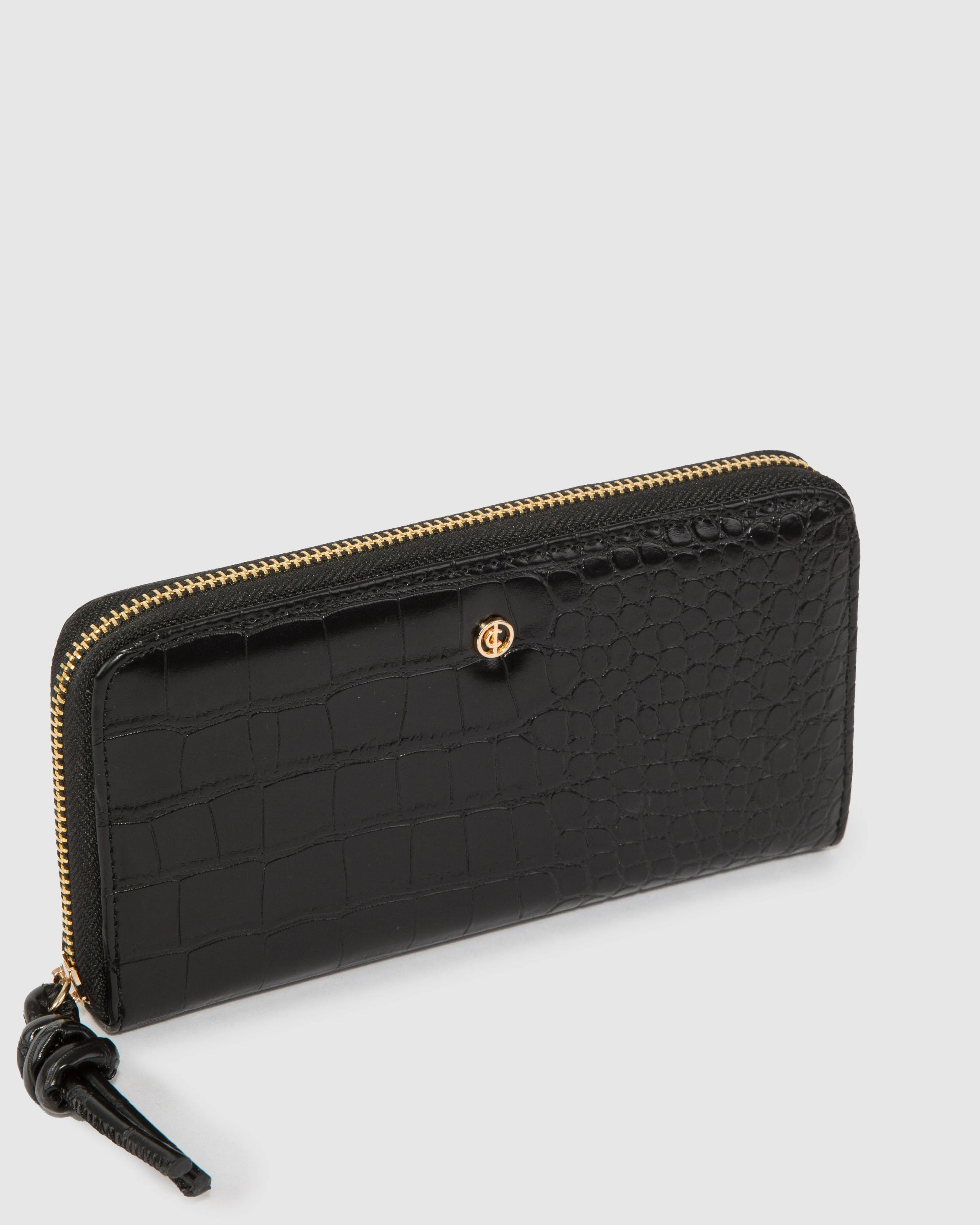 Black Ari Large Zip Around Wallet sold by Collete Hayman product image thumbnail 2