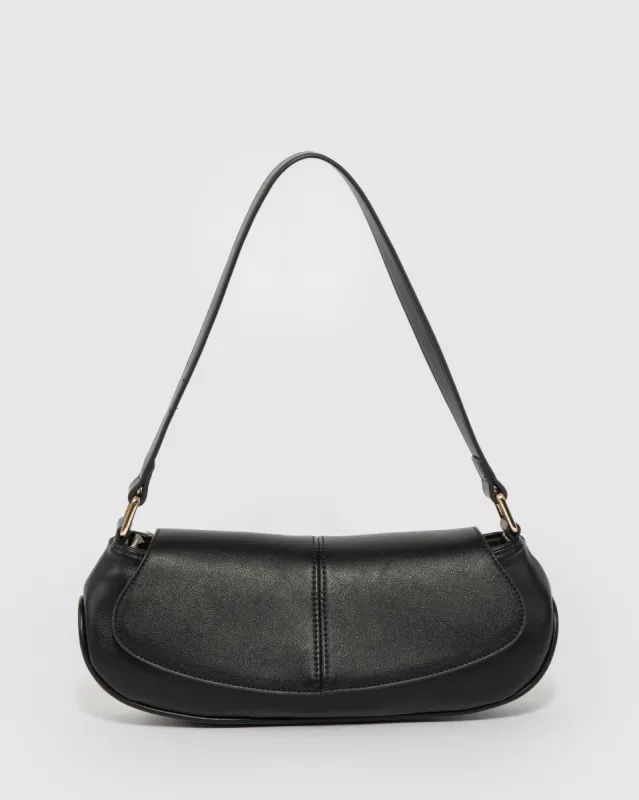 Black Suki Baguette Bag sold by Collete Hayman