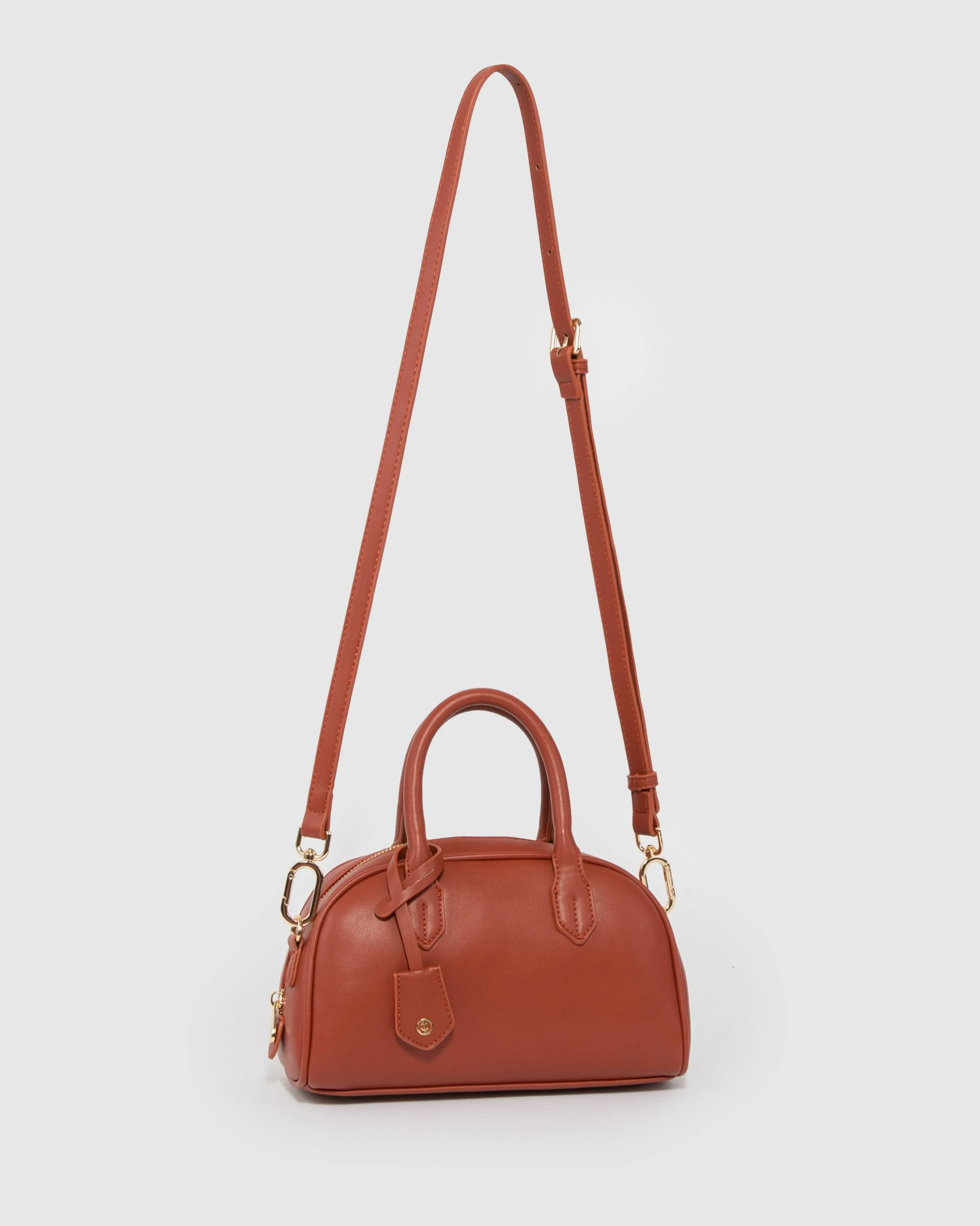 Terracotta Sloan Bowler Bag sold by Collete Hayman product image thumbnail 3