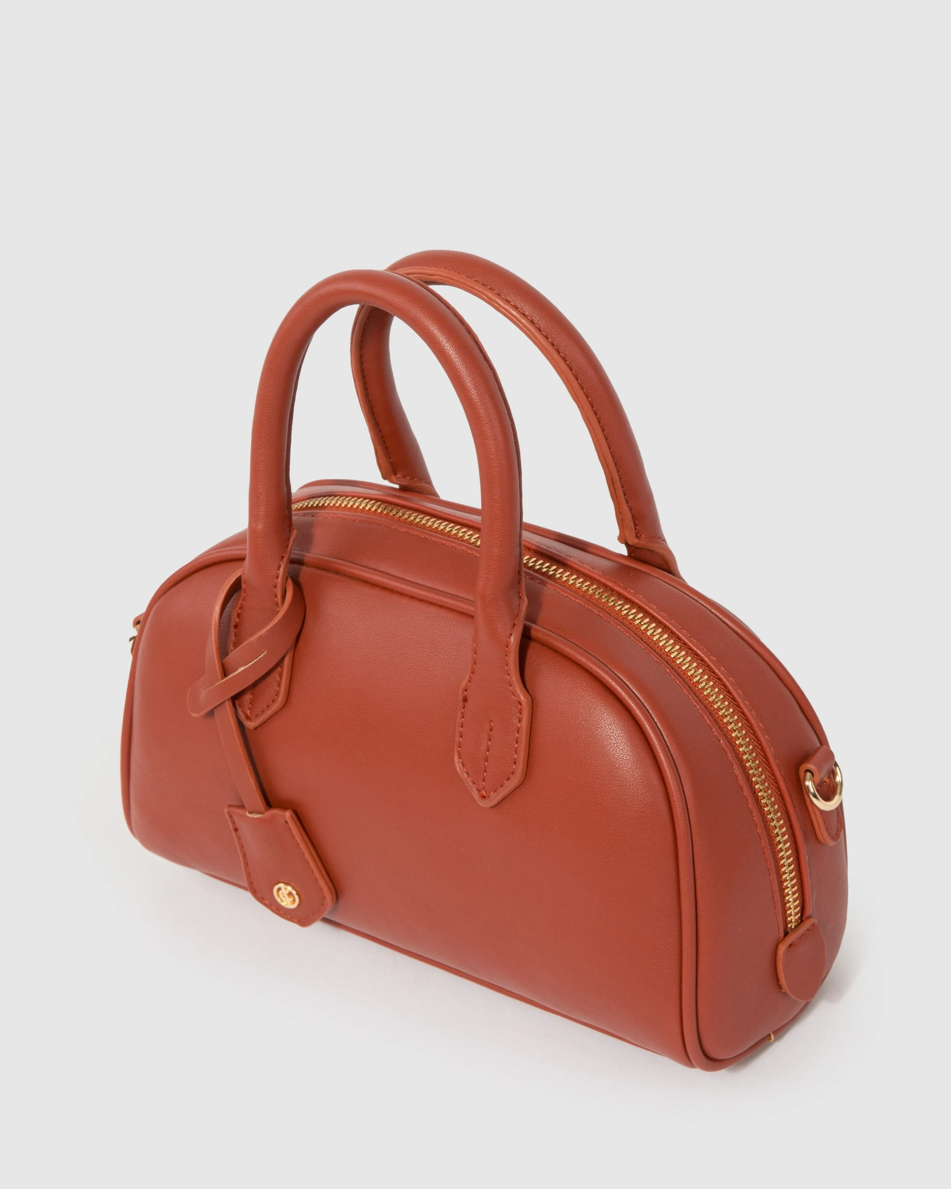 Terracotta Sloan Bowler Bag sold by Collete Hayman product image thumbnail 4