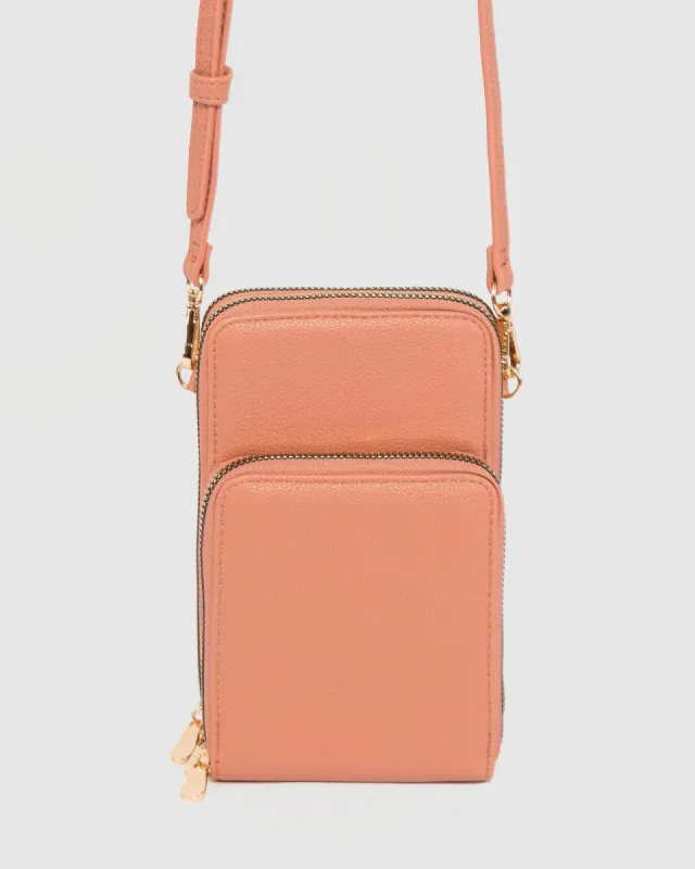 Terracotta Koni Phone Crossbody Bag sold by Collete Hayman