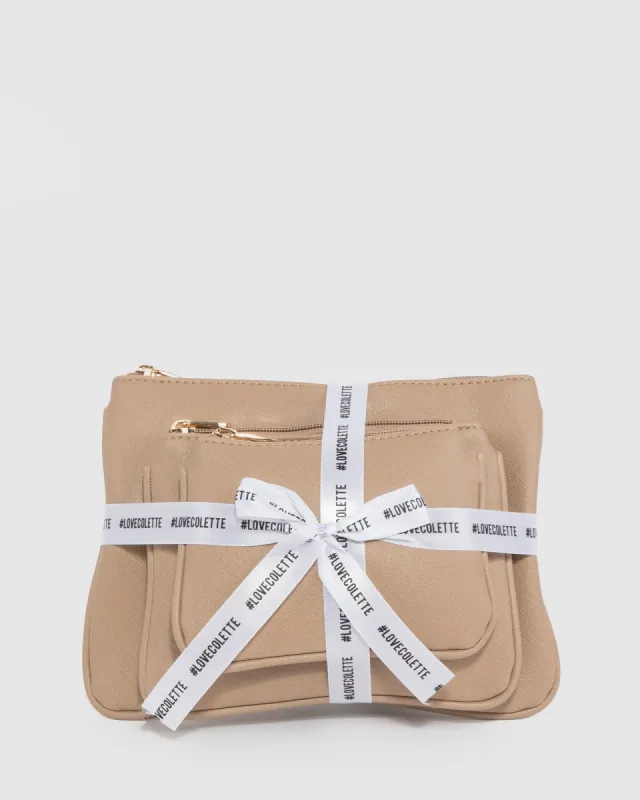 Taupe Purse Gift Set sold by Collete Hayman