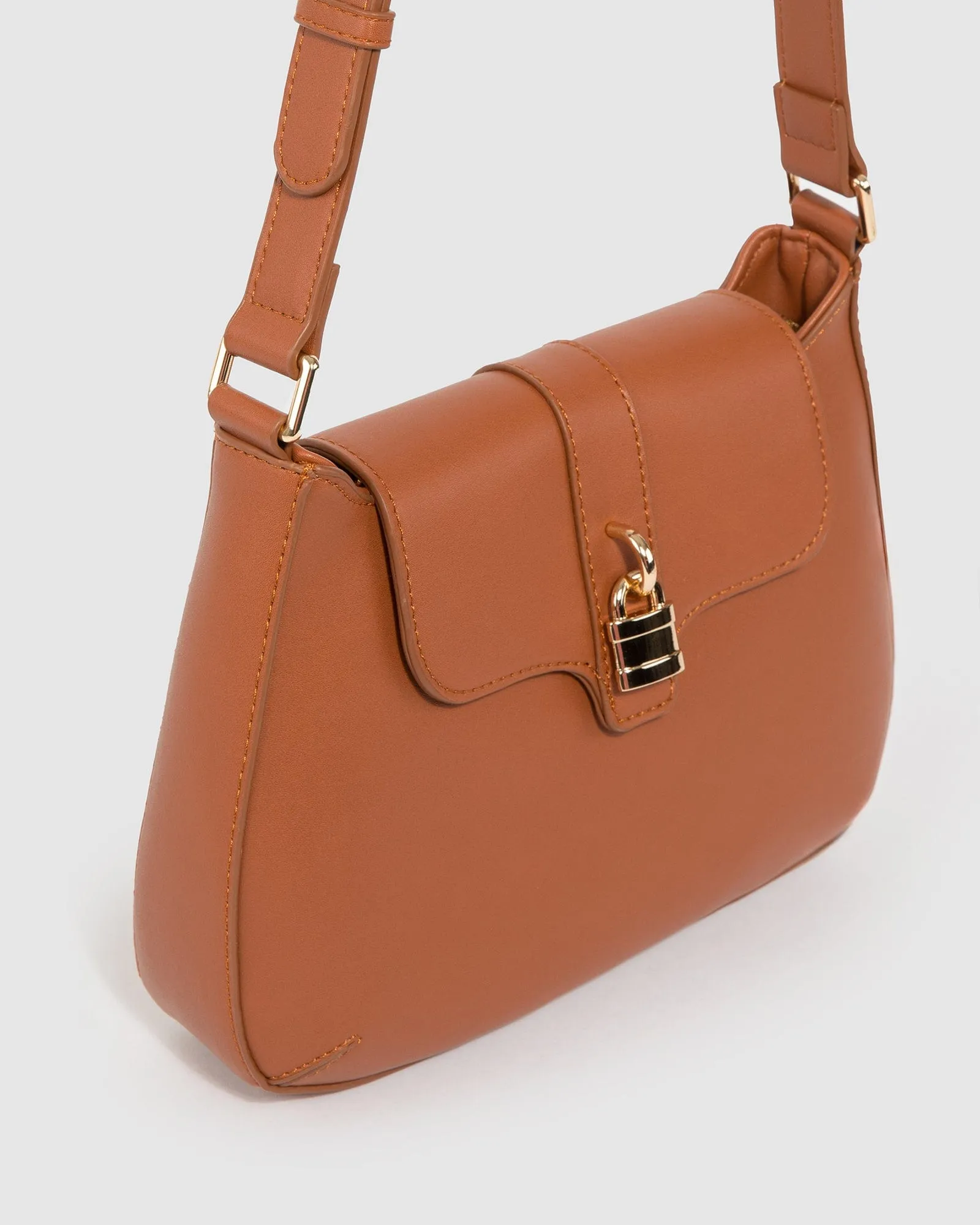 Tan Sabrina Shoulder Bag sold by Collete Hayman product image thumbnail 2